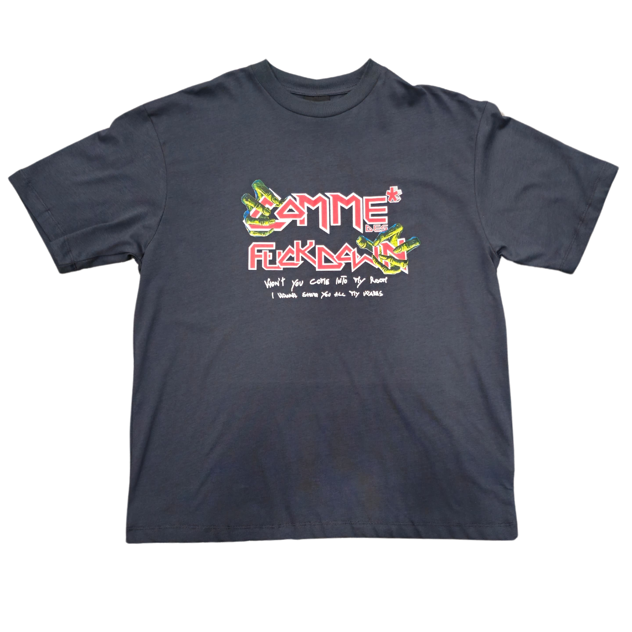 COME INTO MY ROOM TEE NAVY - COMME DES FUCKDOWN