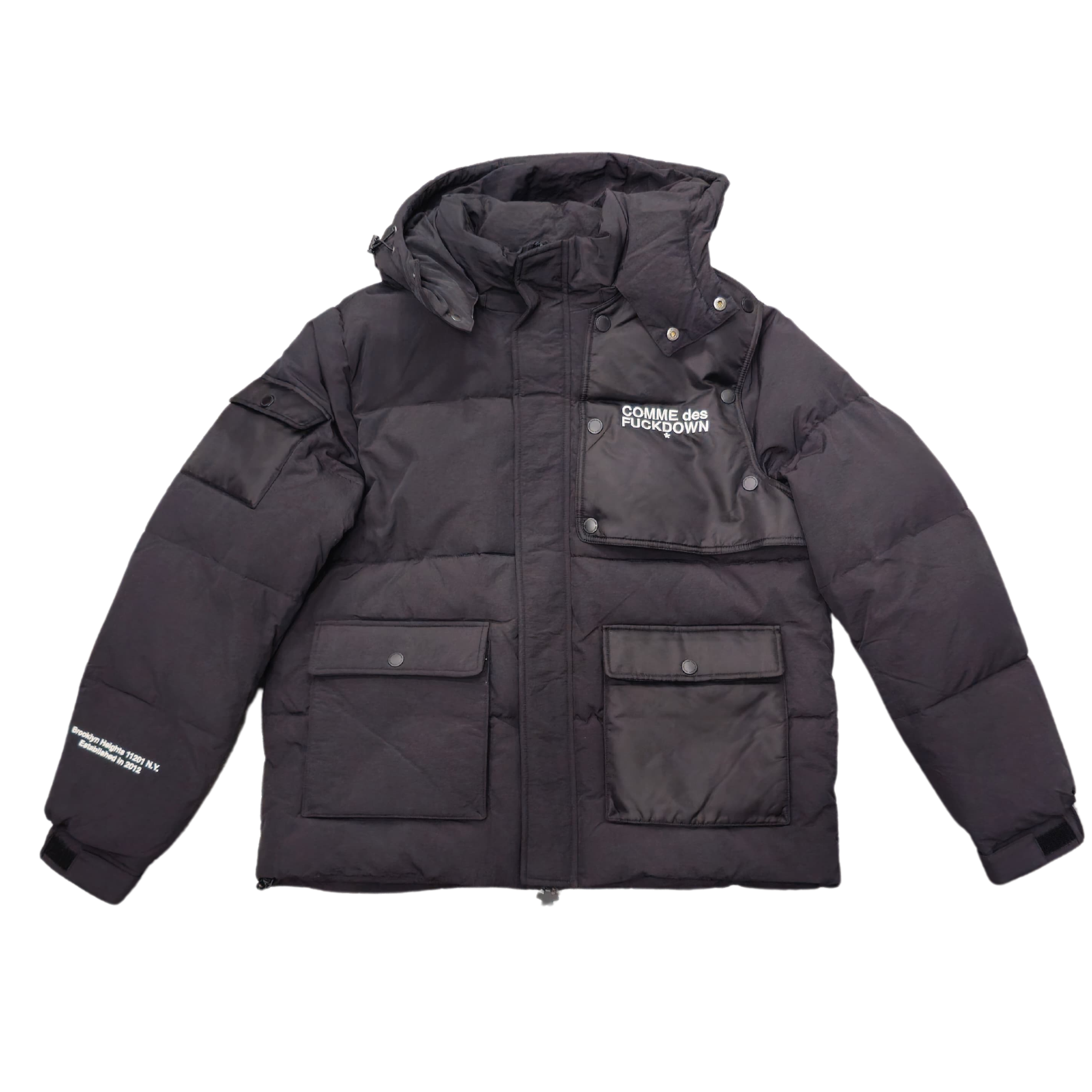 BASIC WINTER JACKET BLACK - COMME DES FUCKDOWN