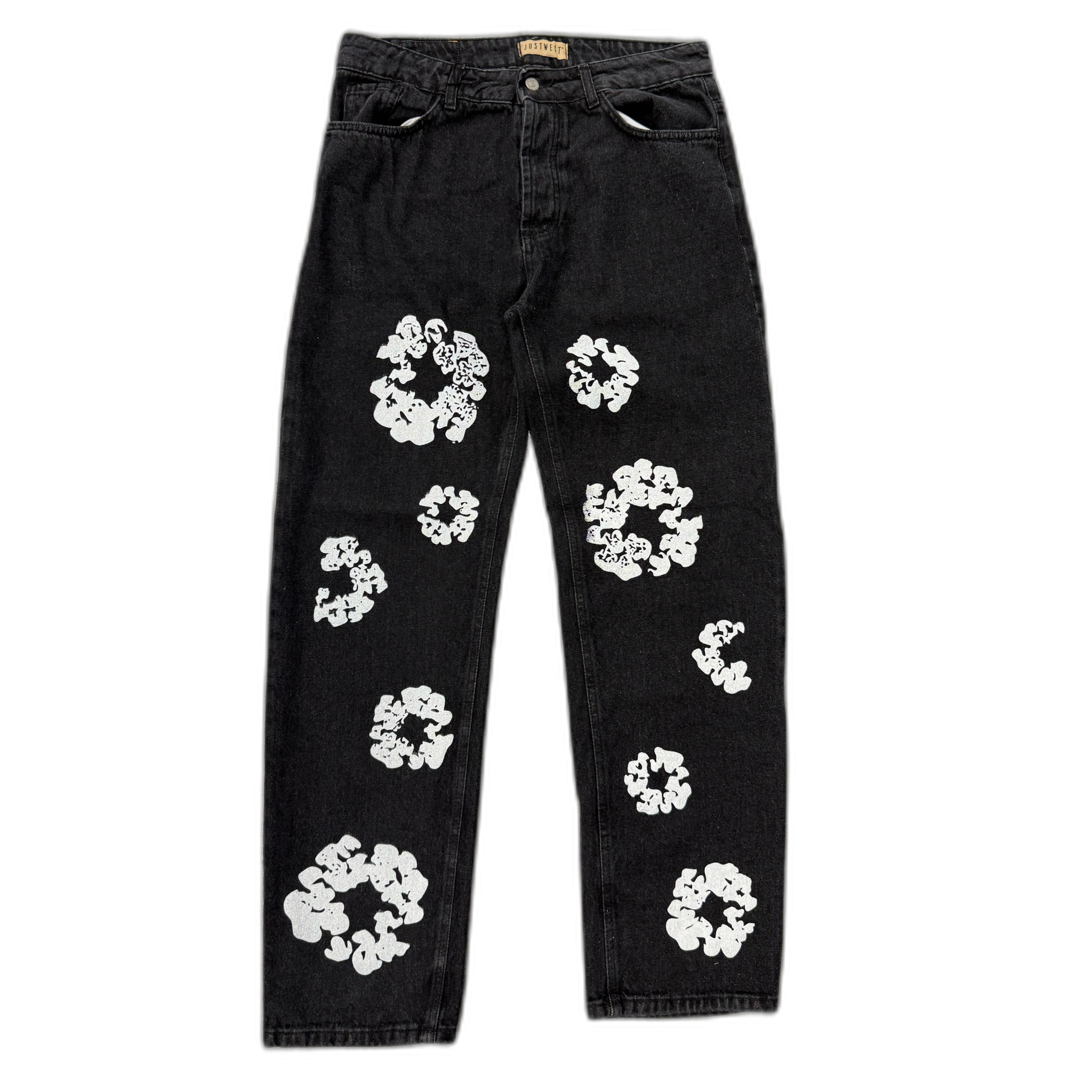 Black Jeans Mod. Deni* Tear*