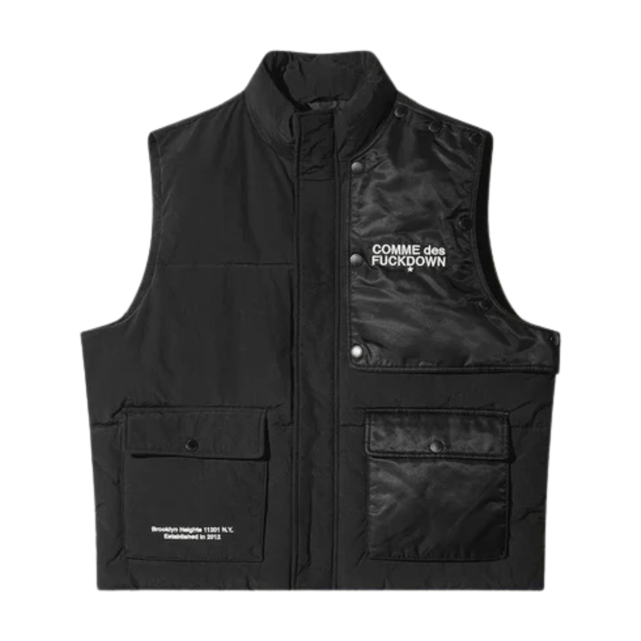 SLEEVELESS URBAN JACKET BLACK - COMME DES FUCKDOWN