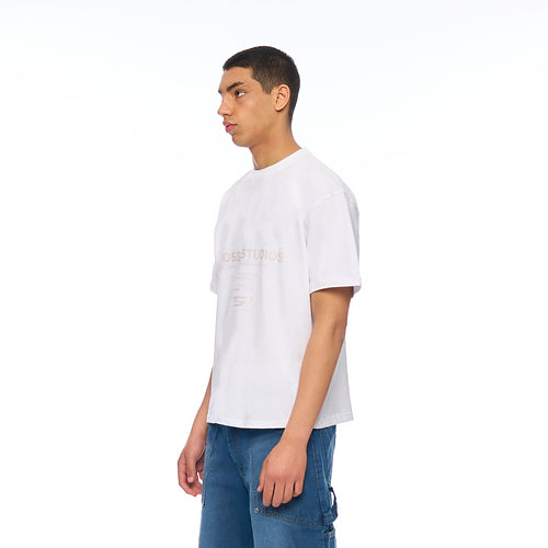 FRONT DESIGN T-SHIRT WHITE - CROSSY STUDIOS