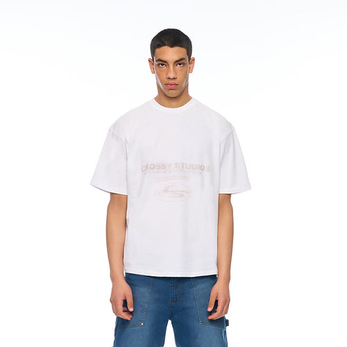 FRONT DESIGN T-SHIRT WHITE - CROSSY STUDIOS