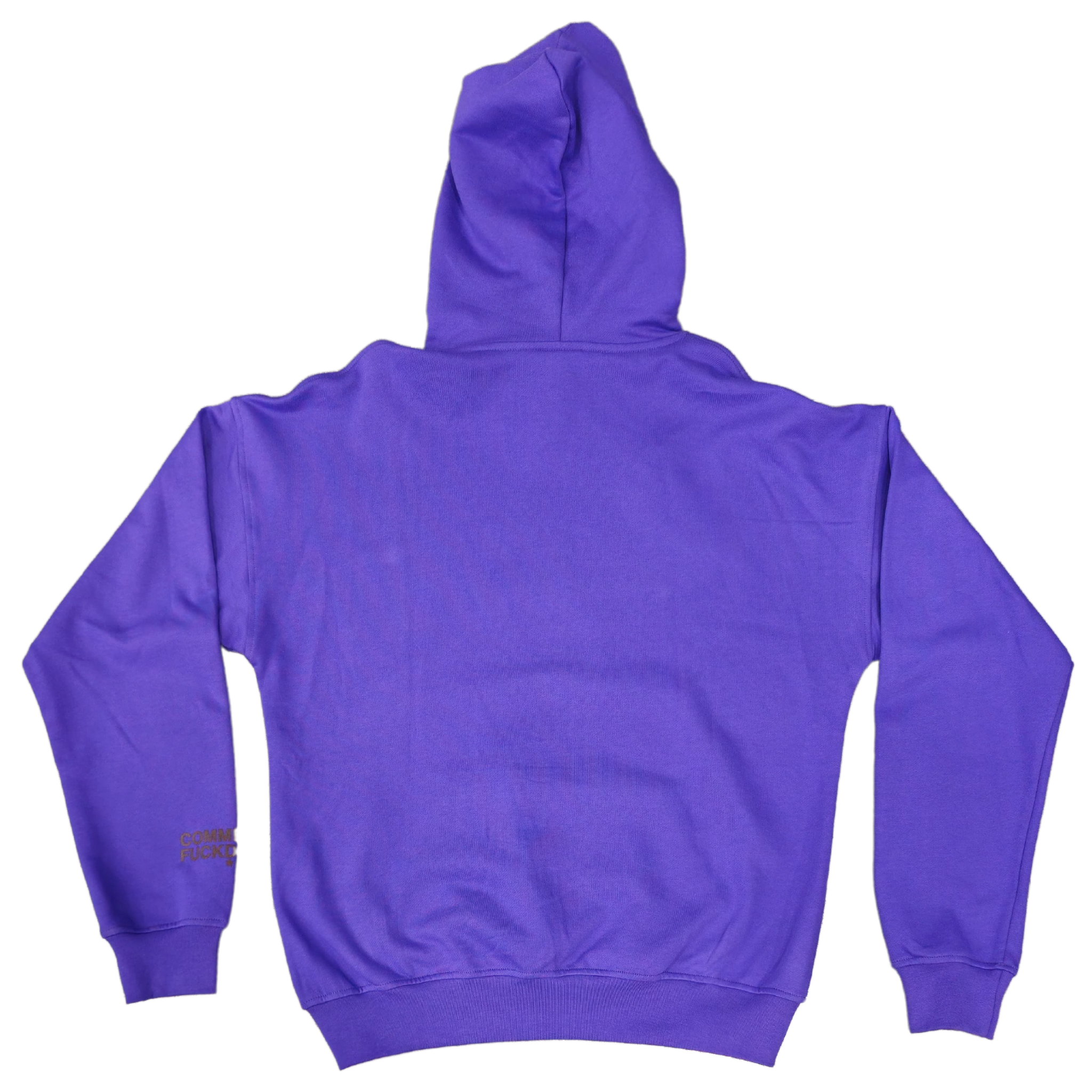 DOBERMAN REBEL HEARTH HOODIE PURPLE - COMME DES FUCKDOWN
