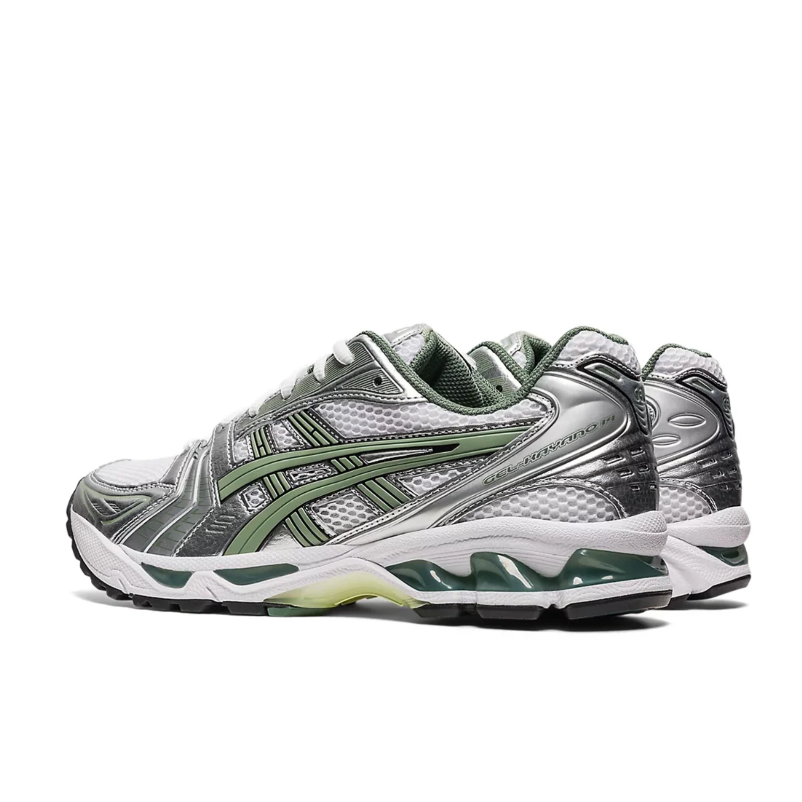 ASICS Gel-Kayano 14 White Pure Silver Slate Grey Sage