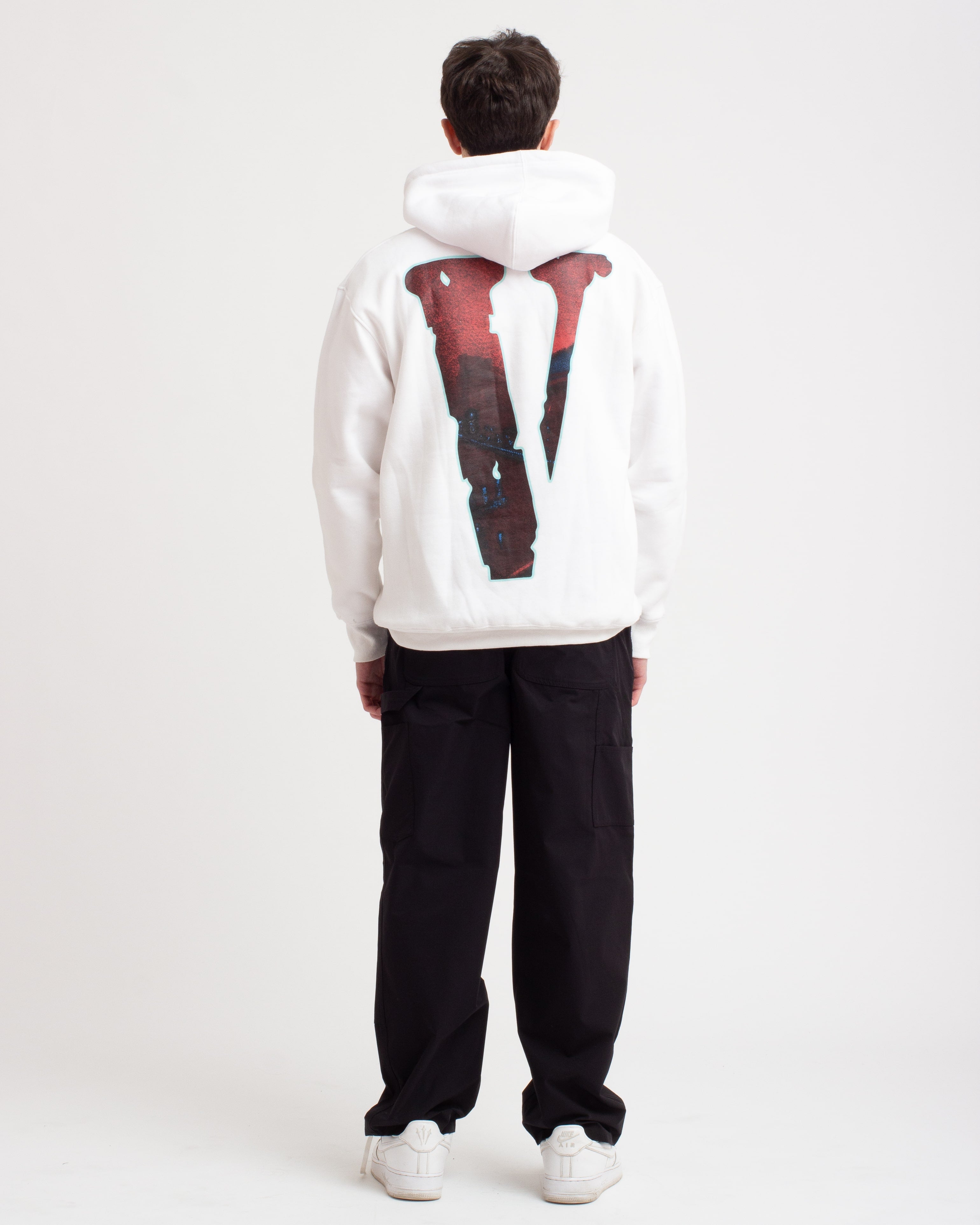 Vlone Pop Smoke "The Woo" Hoodie White
