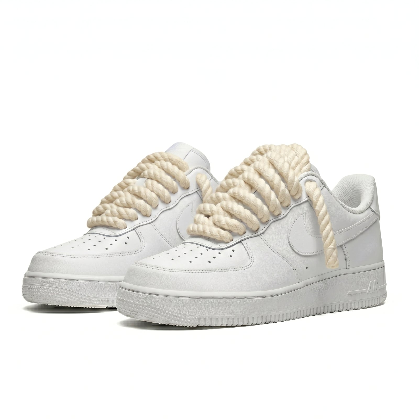 Air Force Custom Rope Laces Beige