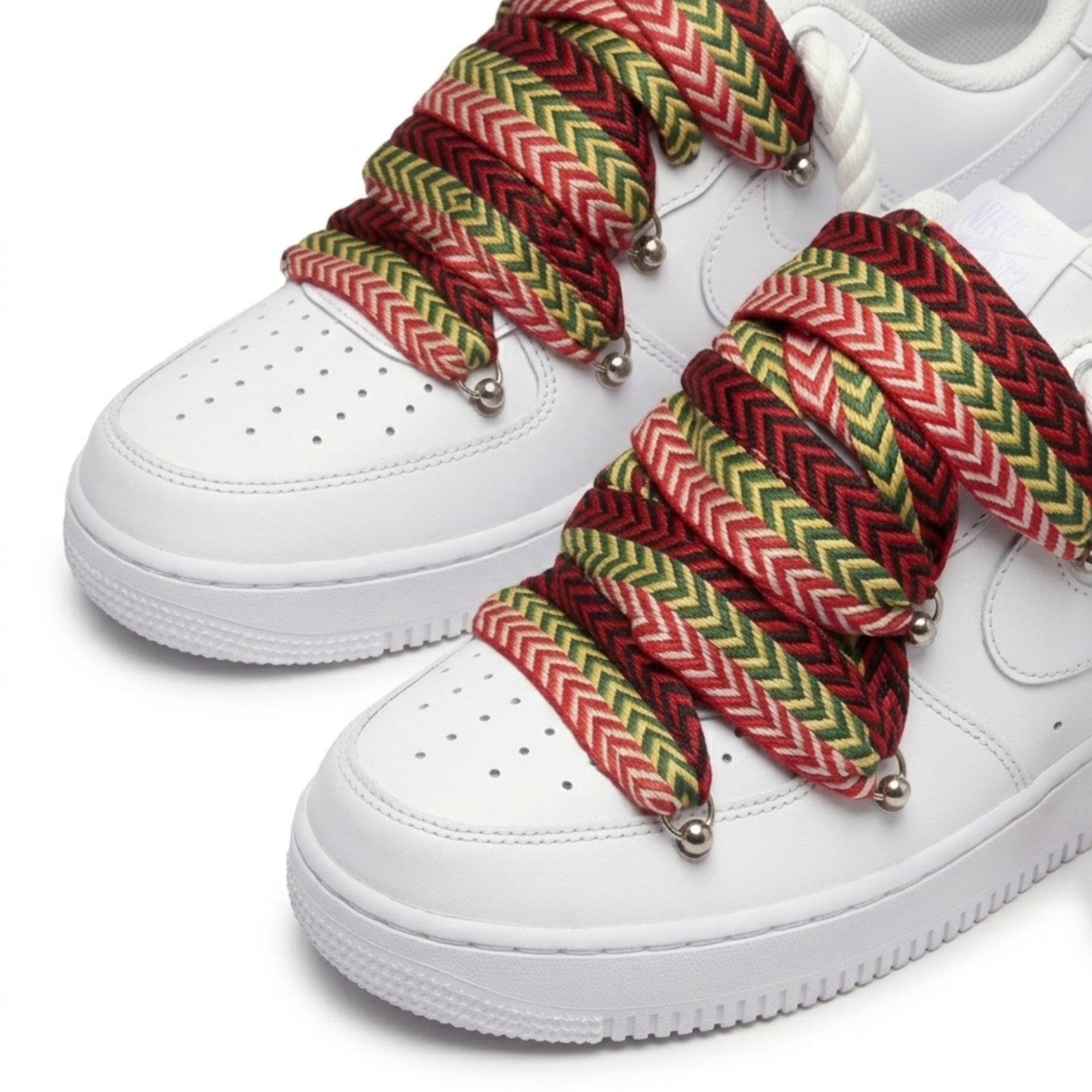 Air Force 1 Custom "Rope Laces Lanvin" Red