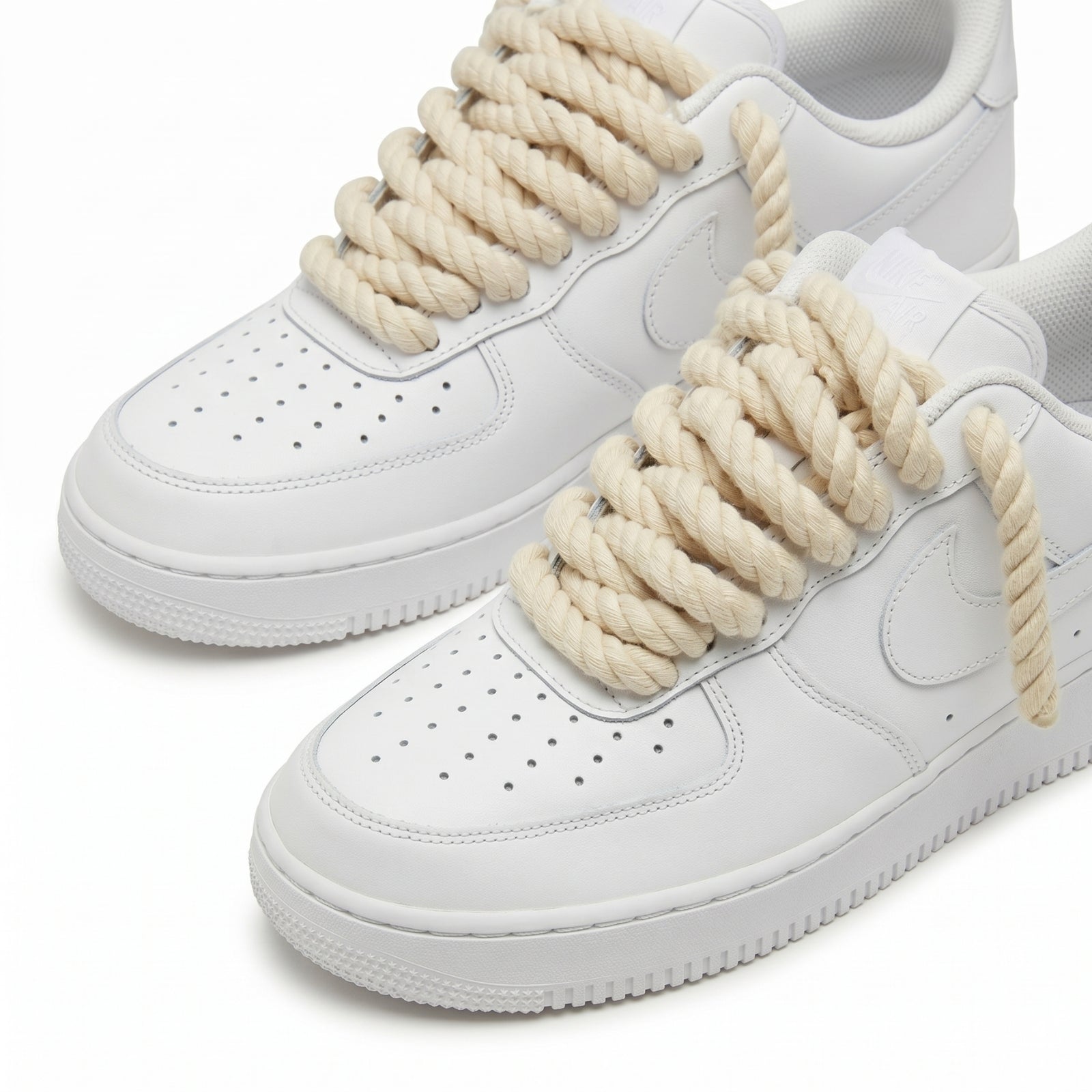 Air Force Custom Rope Laces Beige