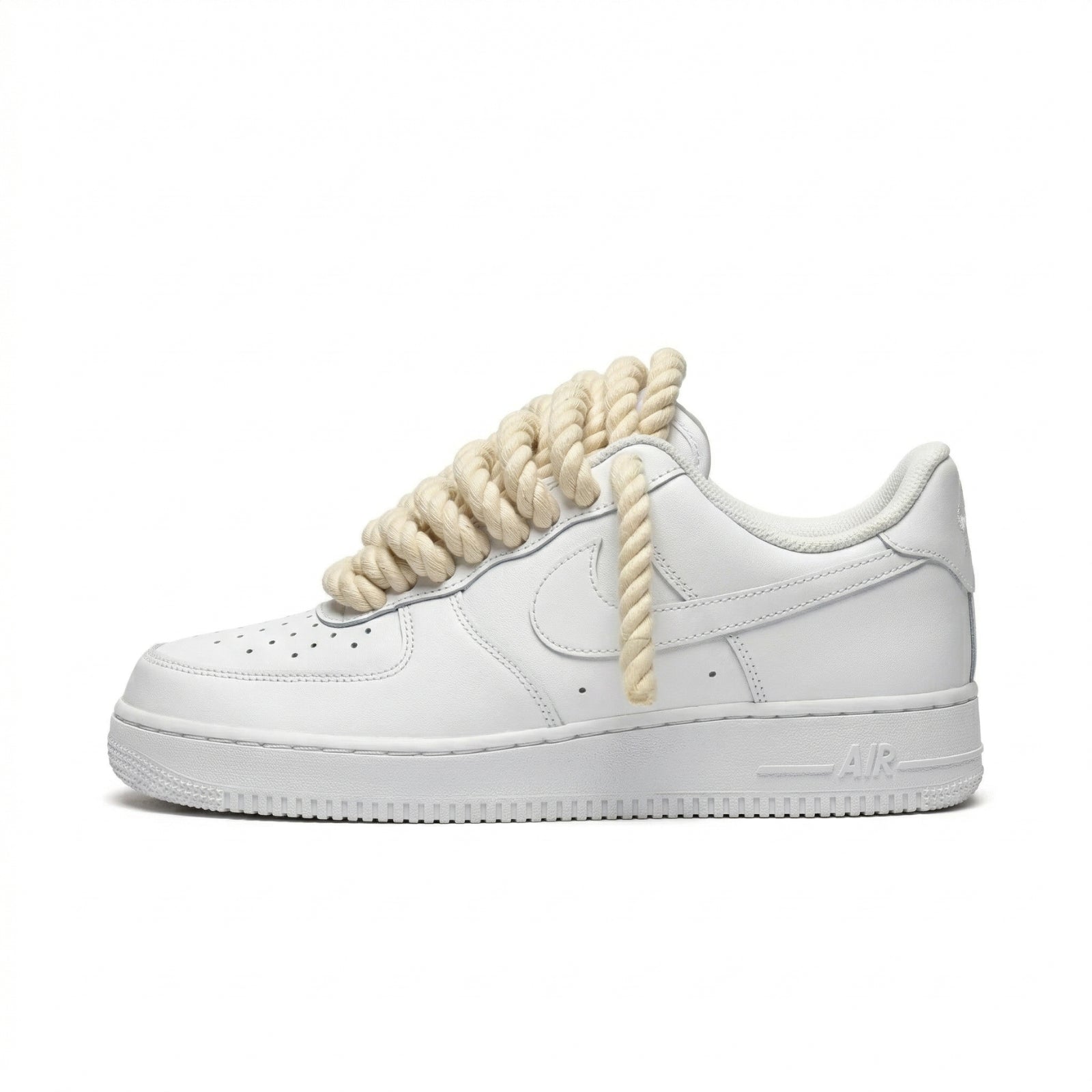 Air Force Custom Rope Laces Beige