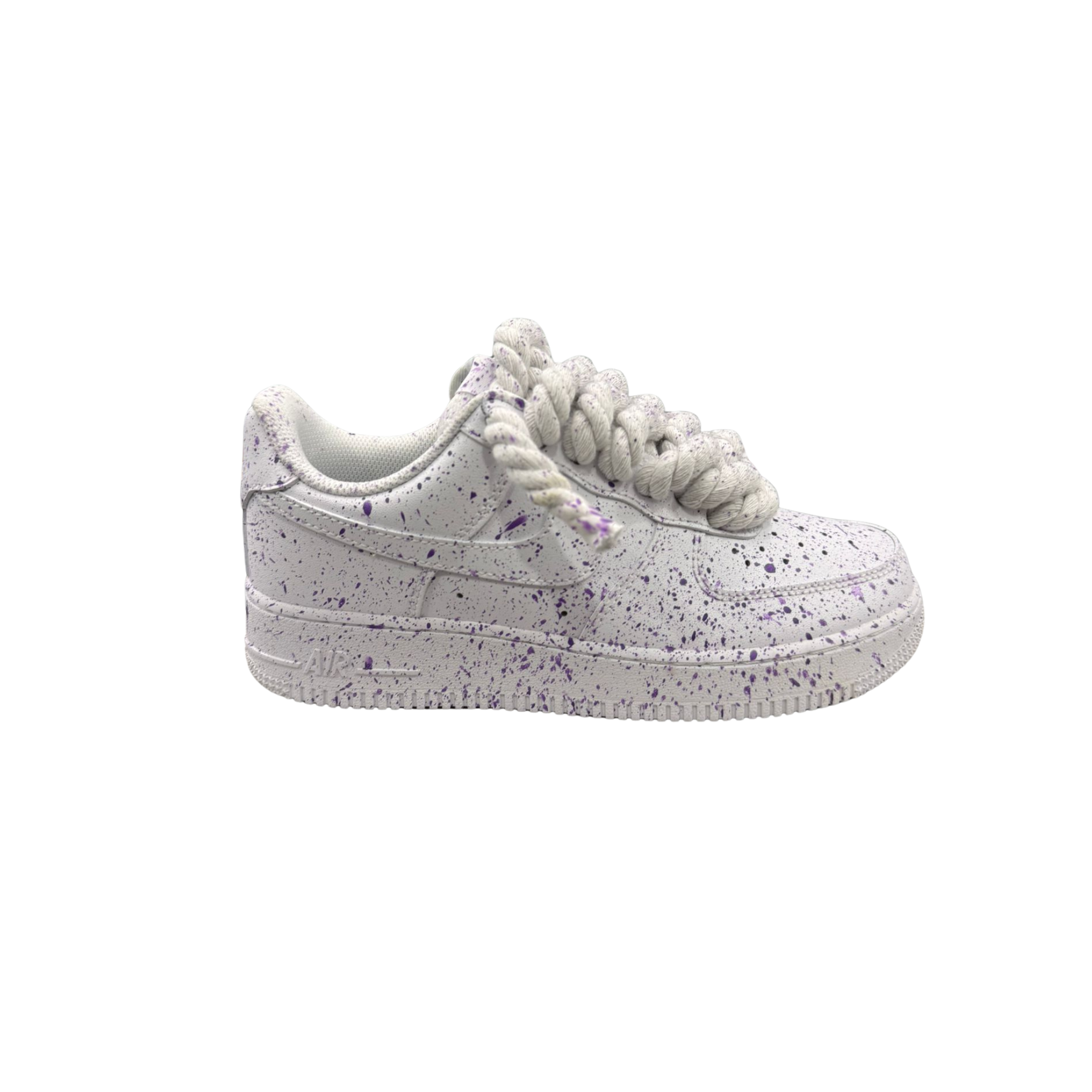 NIKE AIR FORCE 1 WHITE ROPE PURPLE