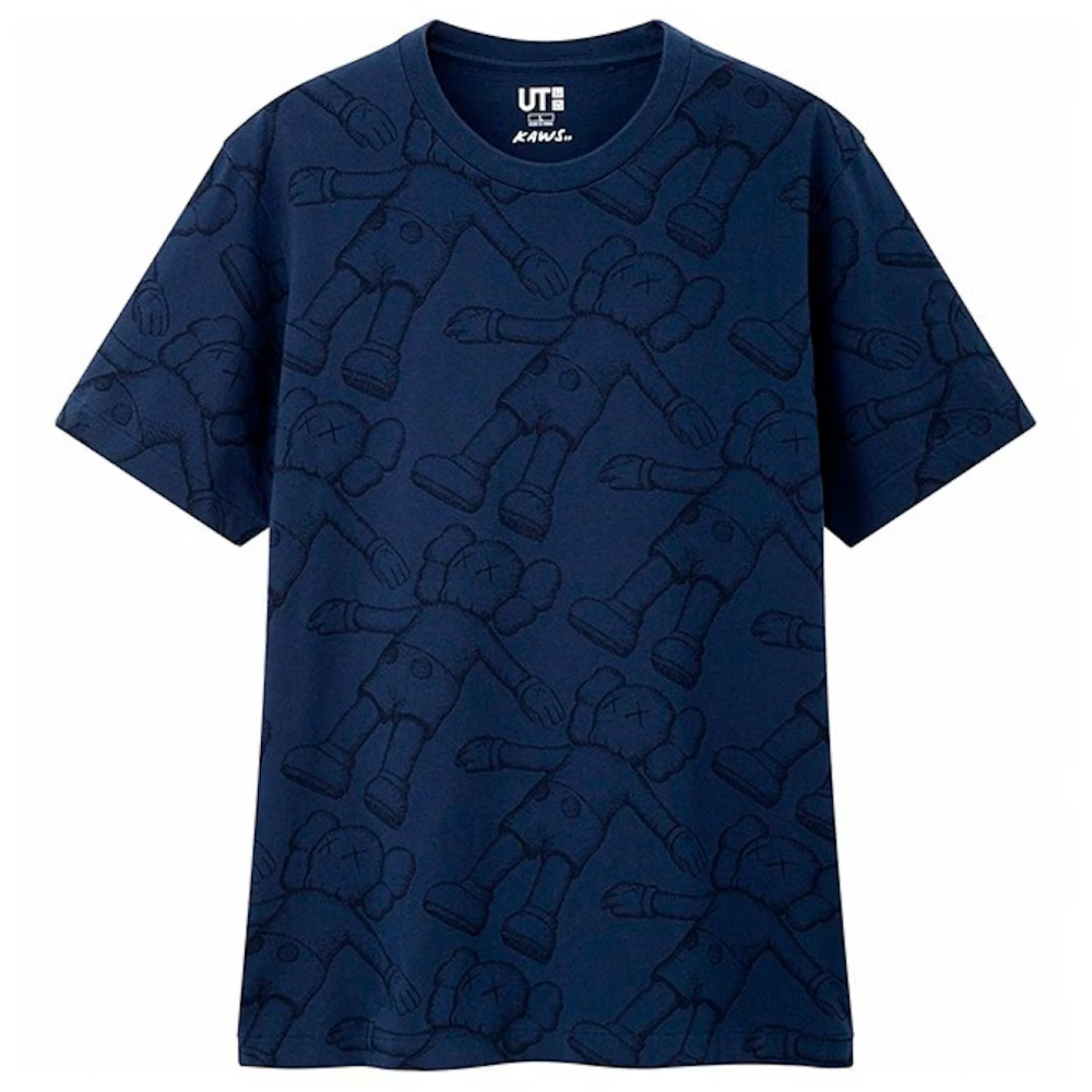 ALL OVER HOLIDAY PRINT TEE BLUE - KAWS / UNIQLO