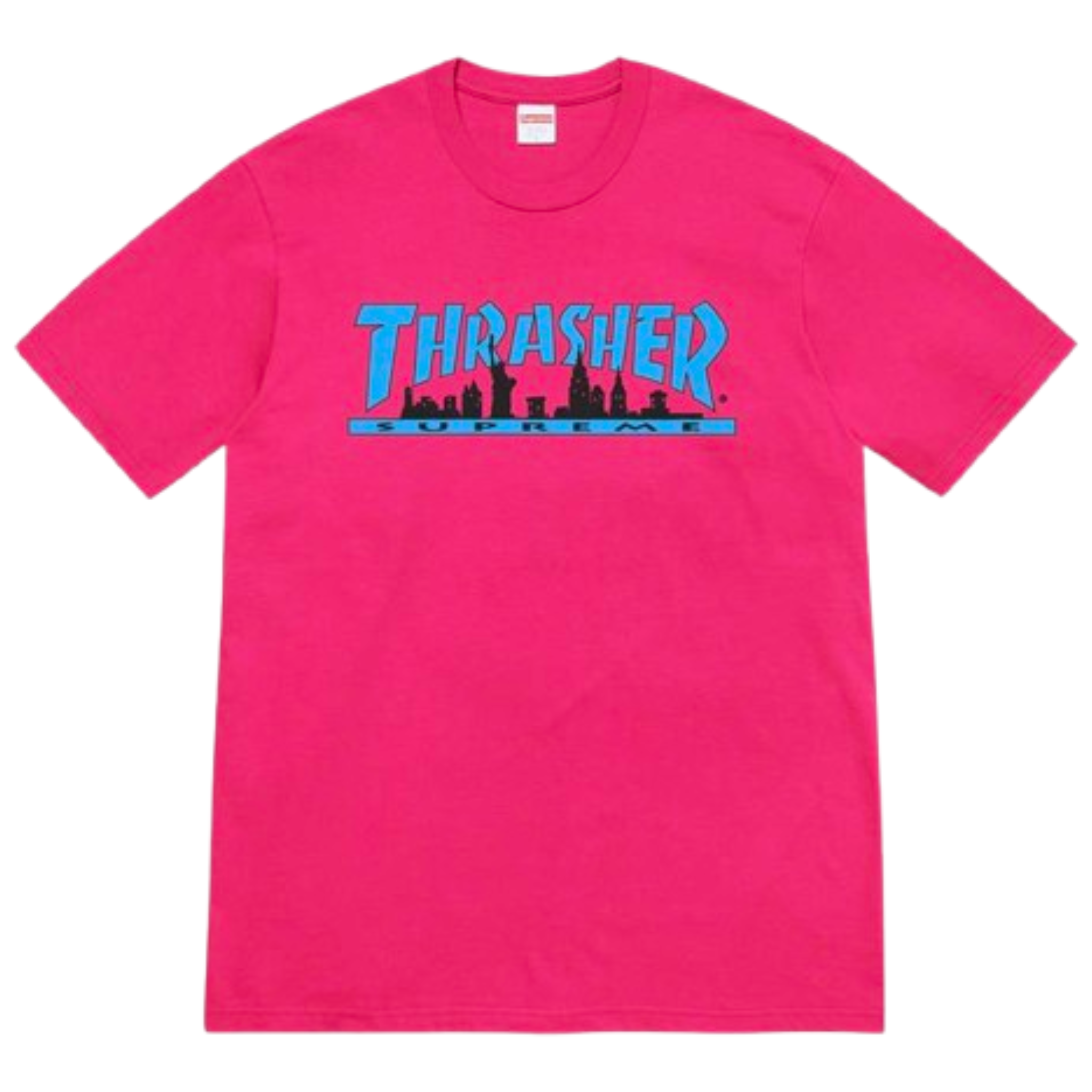 SKYLINE TEE PINK - SUPREME / TRASHER