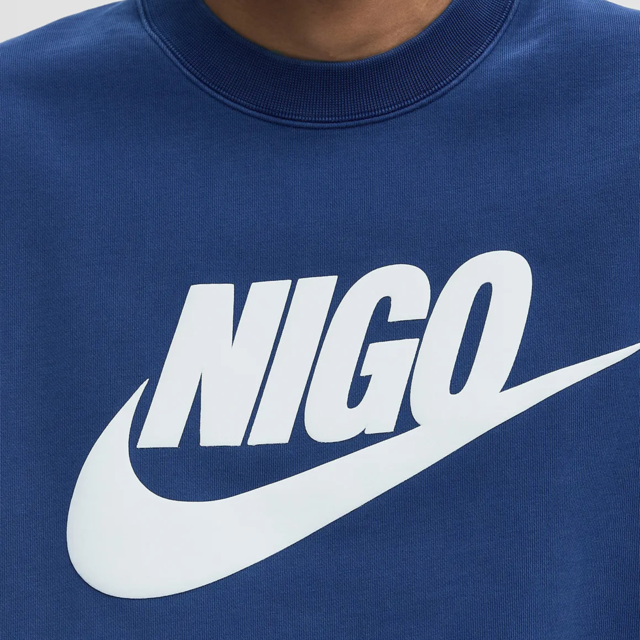 CREWNECK SWEATSHIRT BLUE NAVY - NIKE / NIGO