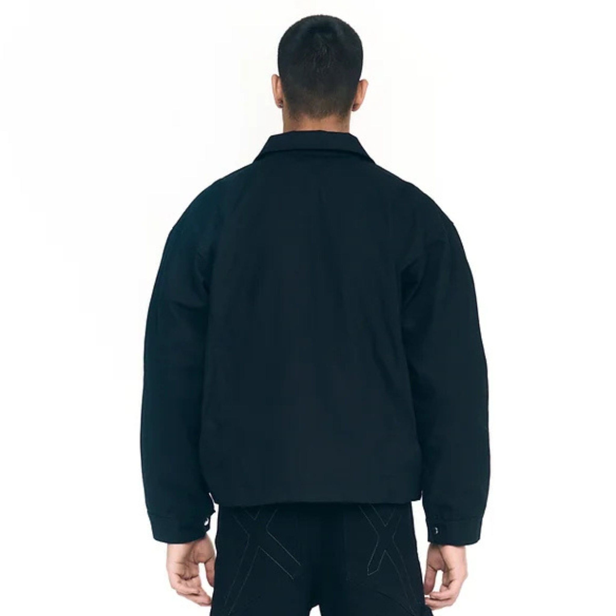 BLACK WORK JACKET - CROSSY STUDIOS