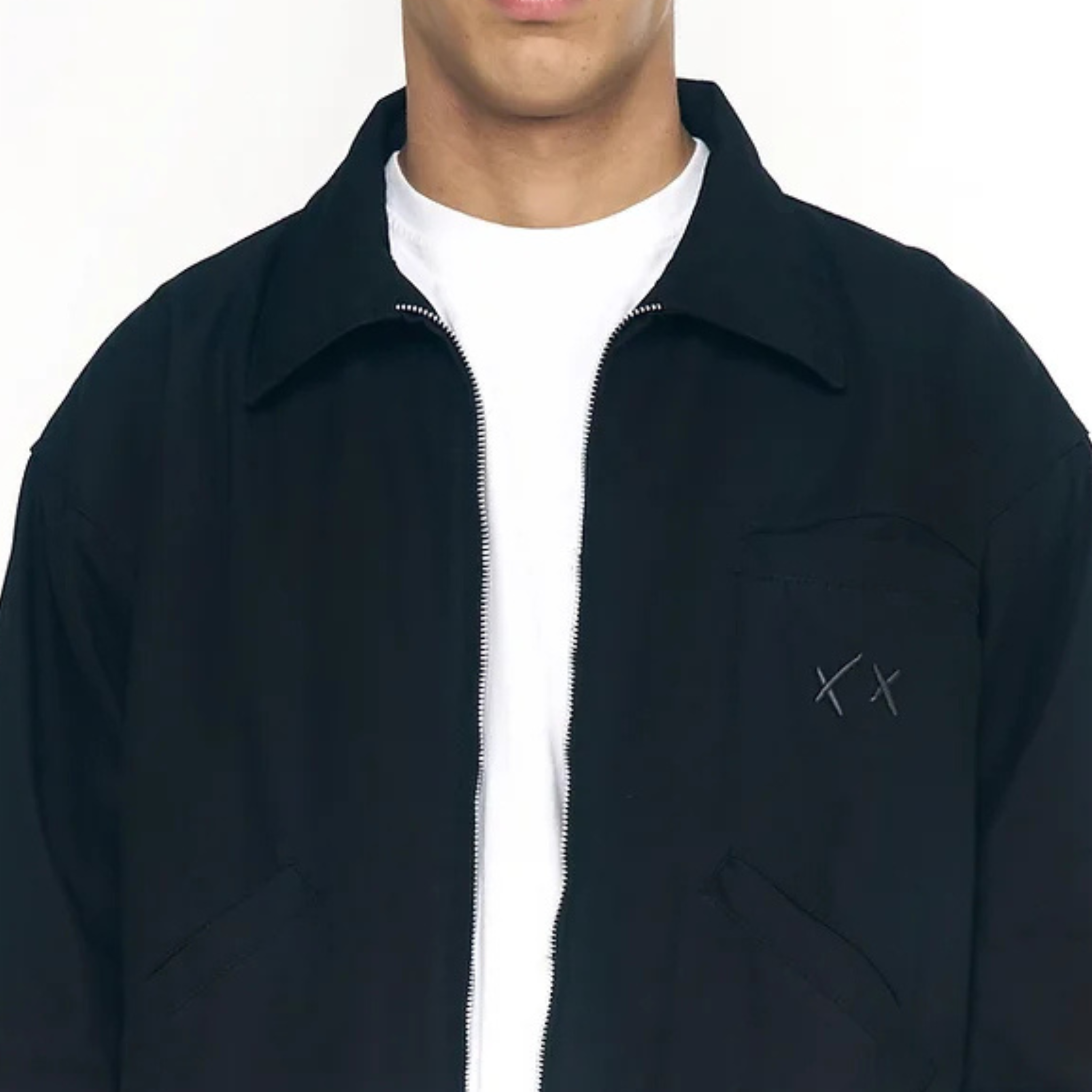 BLACK WORK JACKET - CROSSY STUDIOS