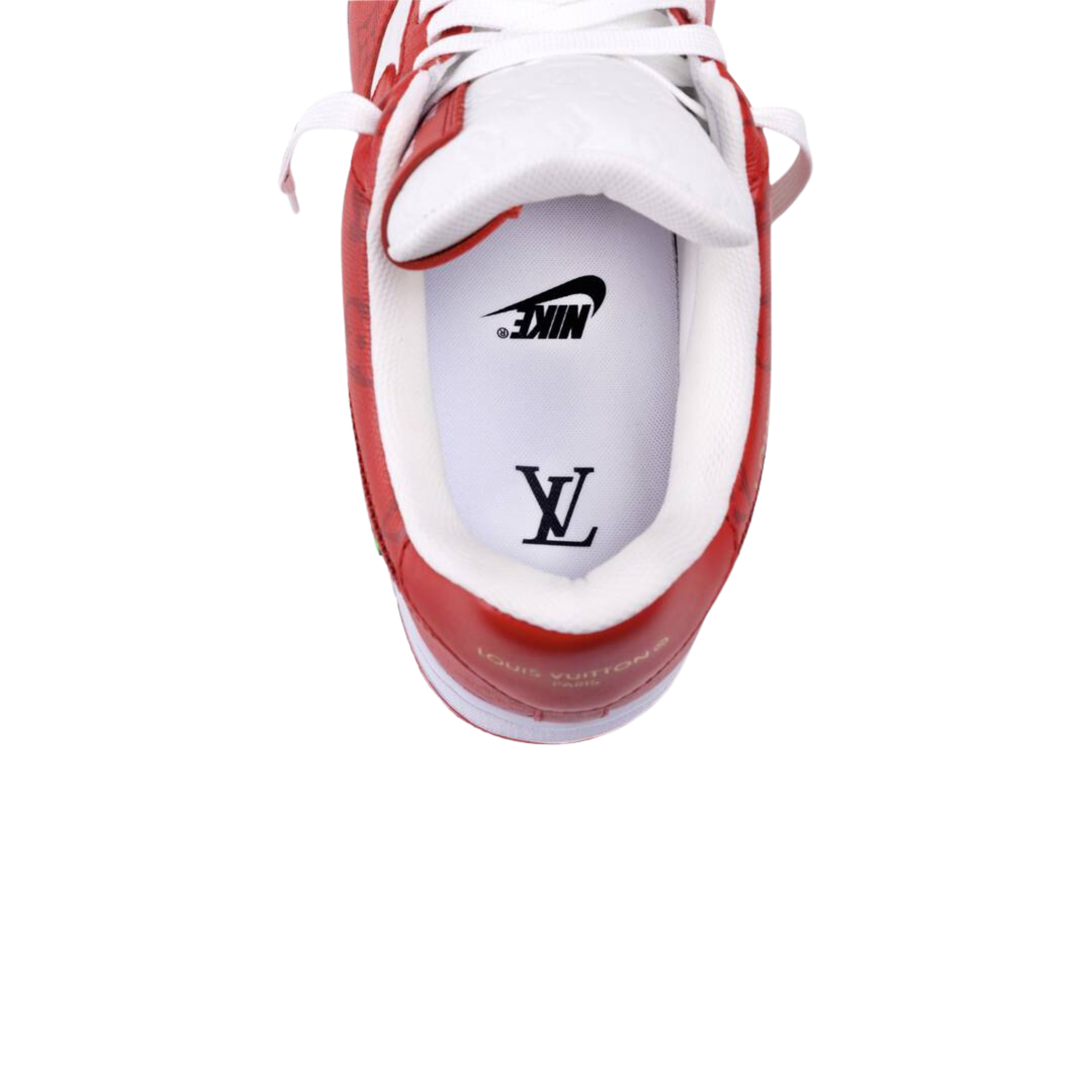 Louis Vuitton Nike Air Force 1 White Red