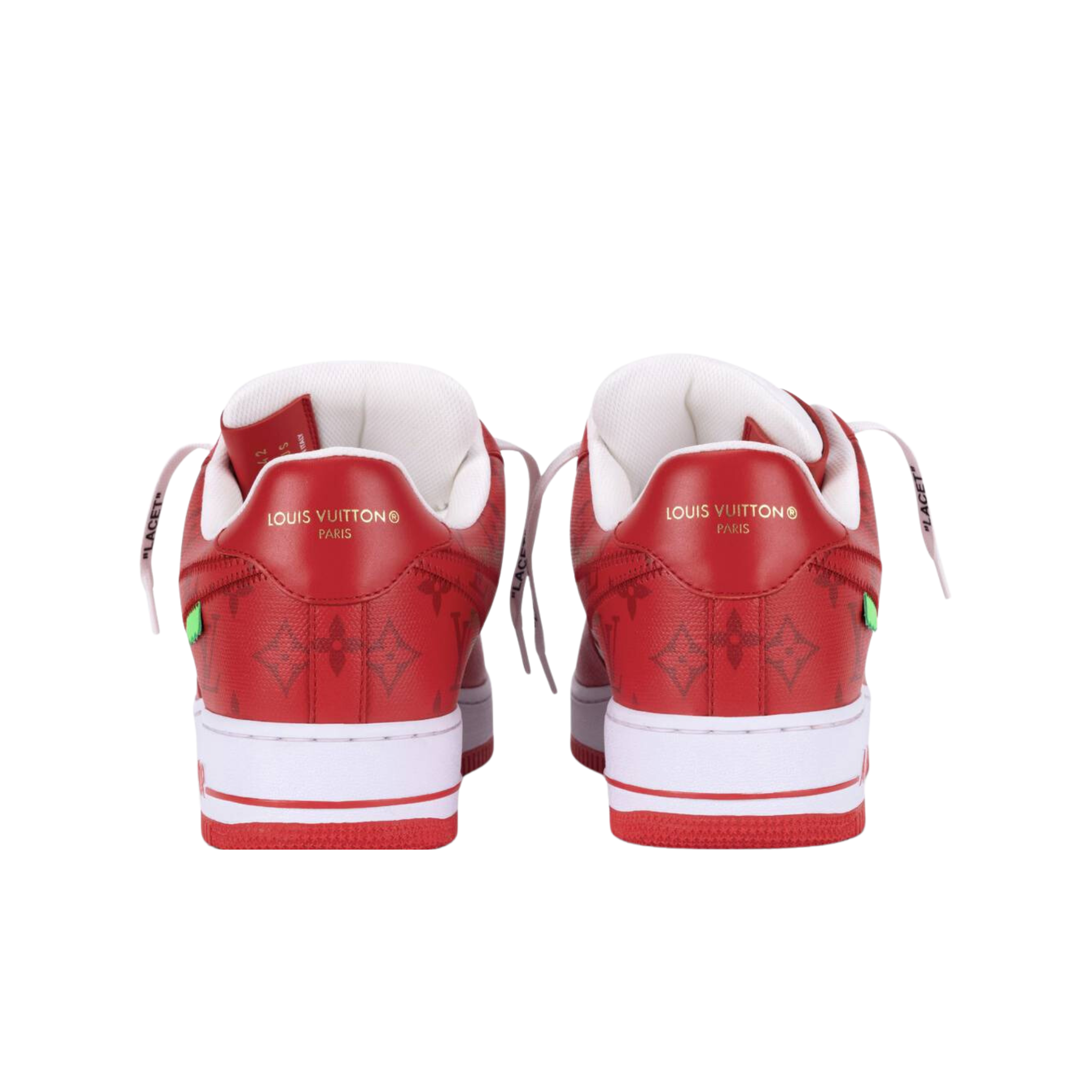 Louis Vuitton Nike Air Force 1 White Red