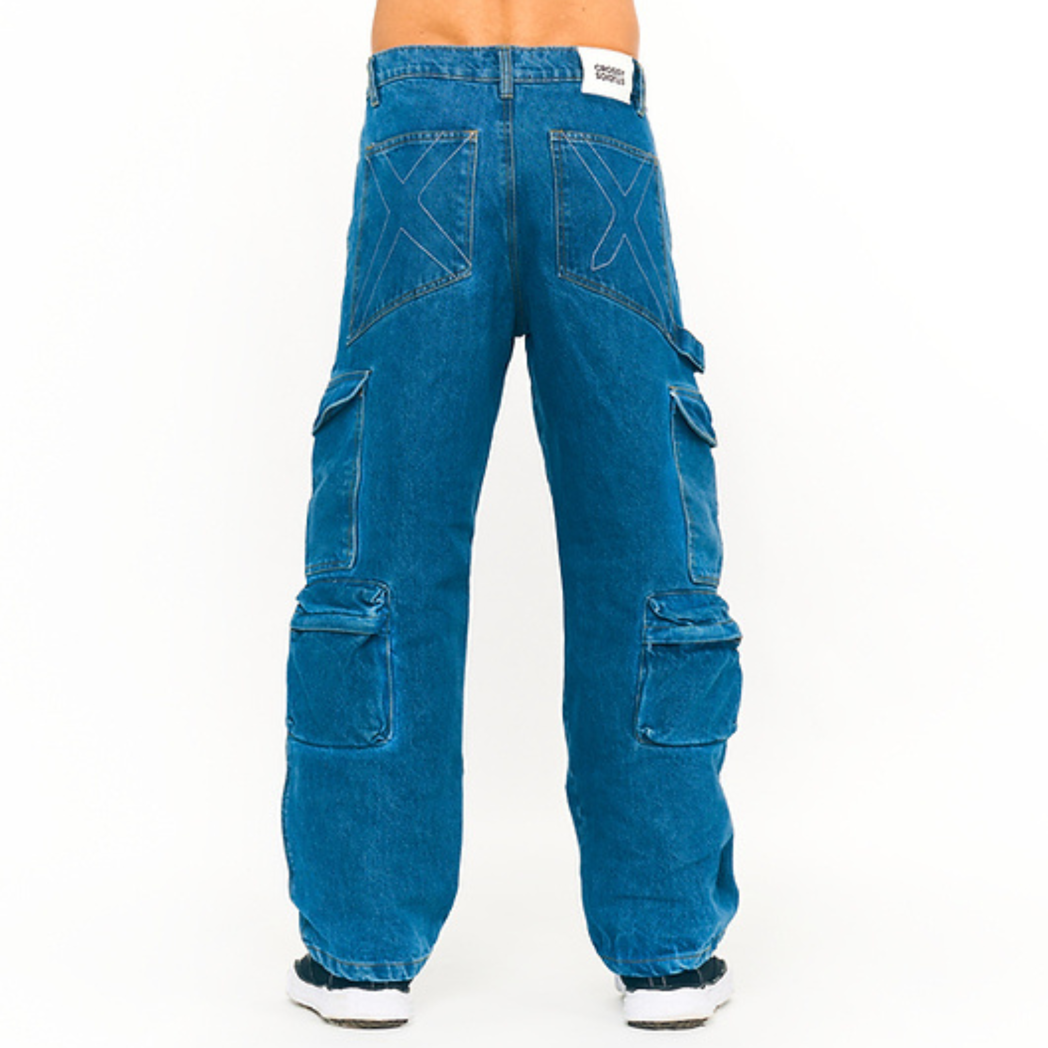BLUE CARGO JEANS - CROSSY STUDIOS