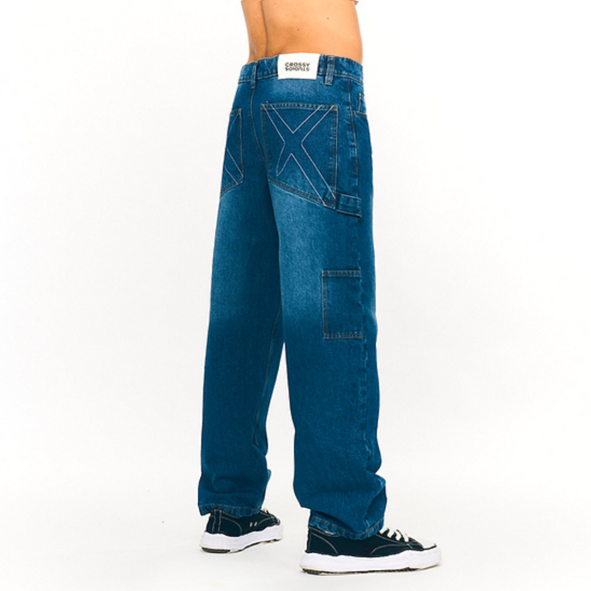 BLUE CARPENTER JEANS - CROSSY STUDIOS