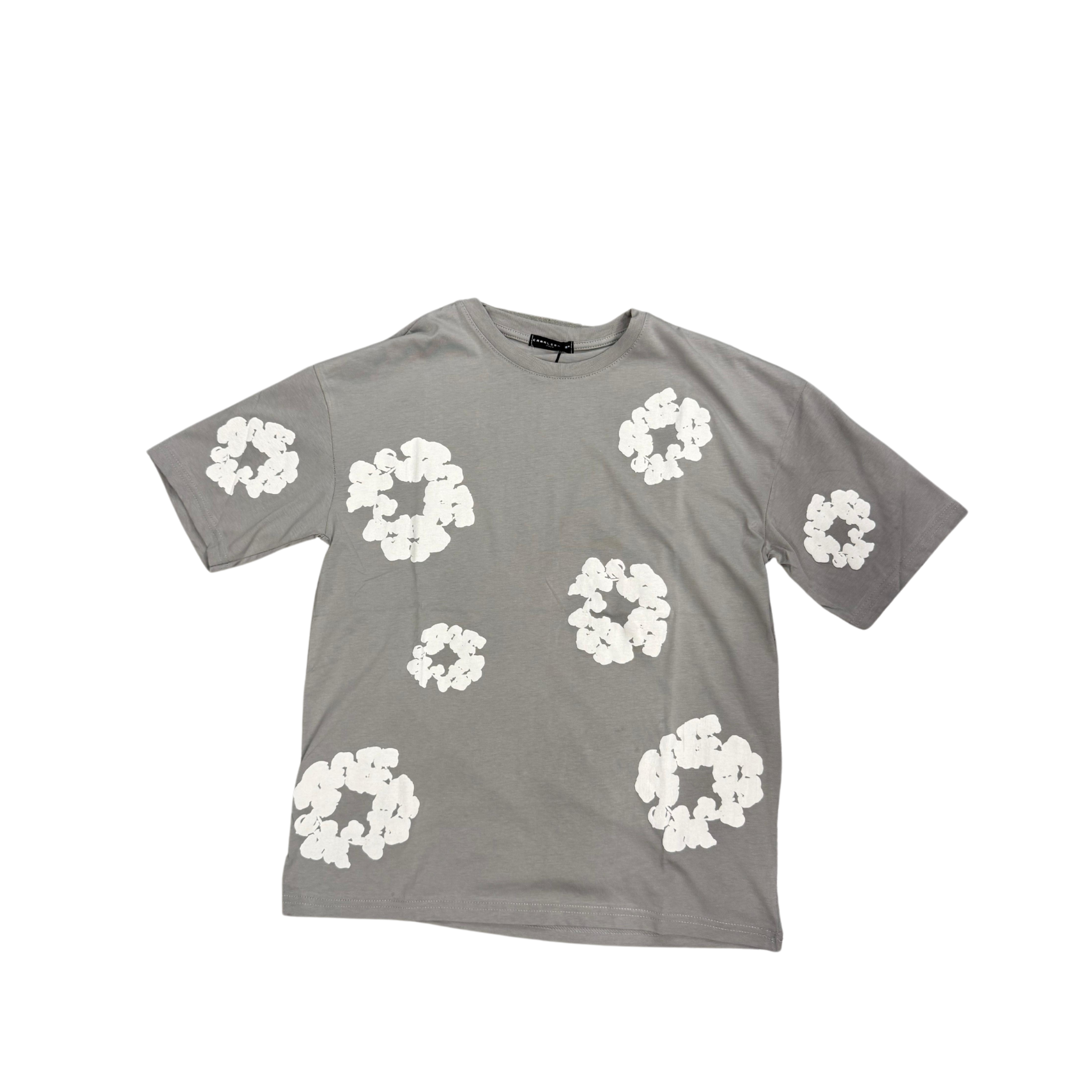 Deni* Tear* grey tee