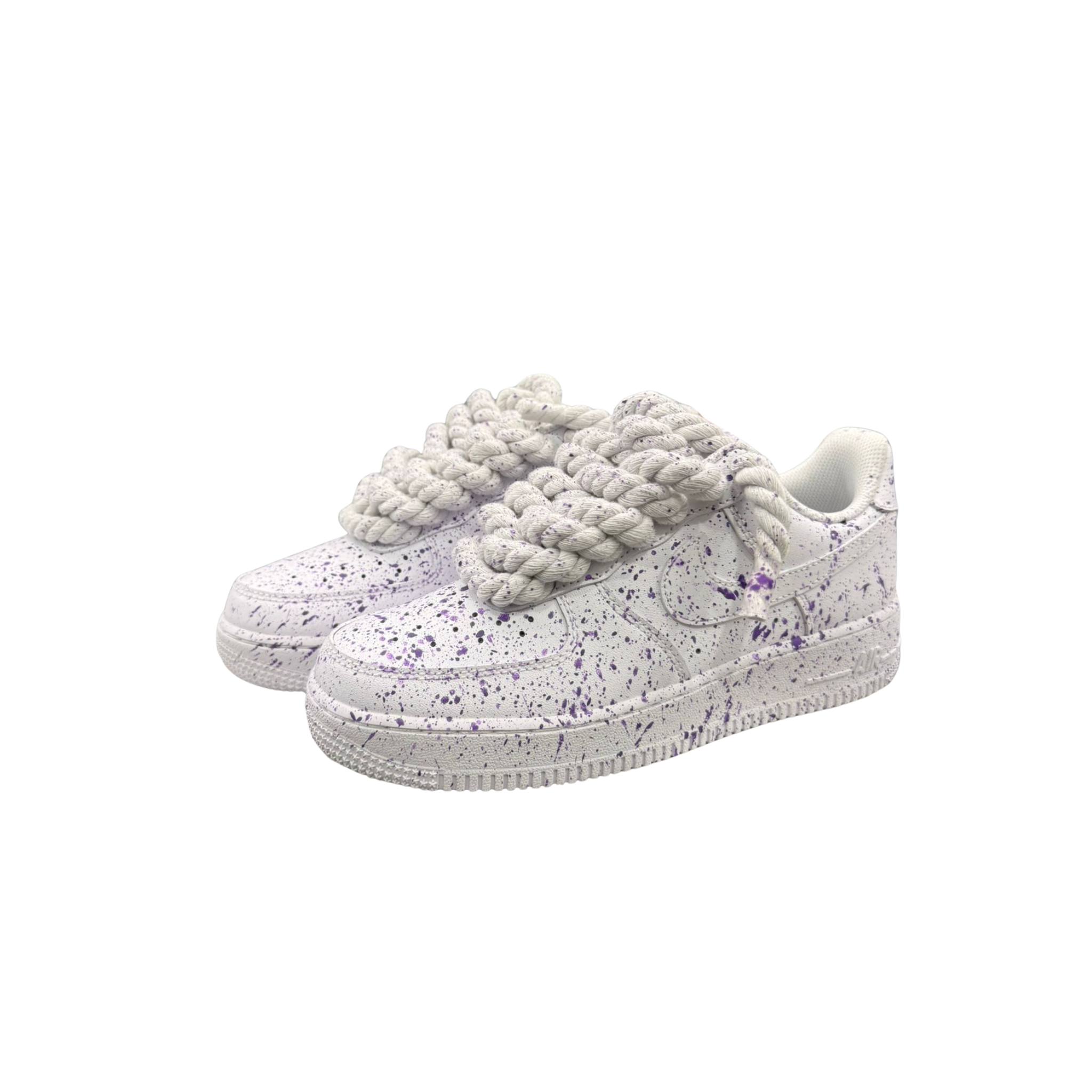 NIKE AIR FORCE 1 WHITE ROPE PURPLE