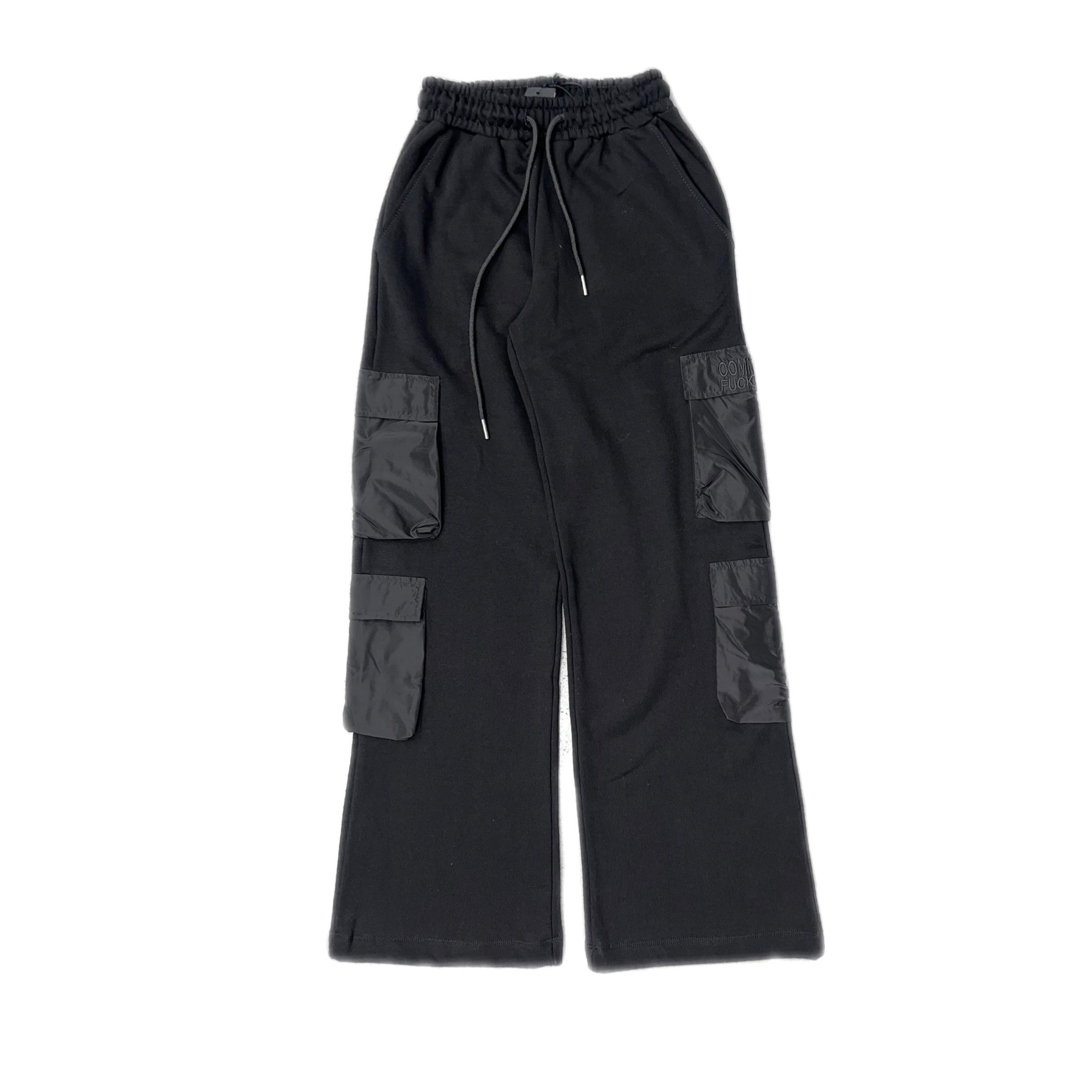 BLACK CARGO SWEATPANTS- COMME DES FUCKDOWN