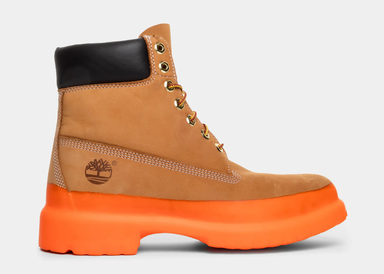Timberland Premium Beige Orange Dye Sole