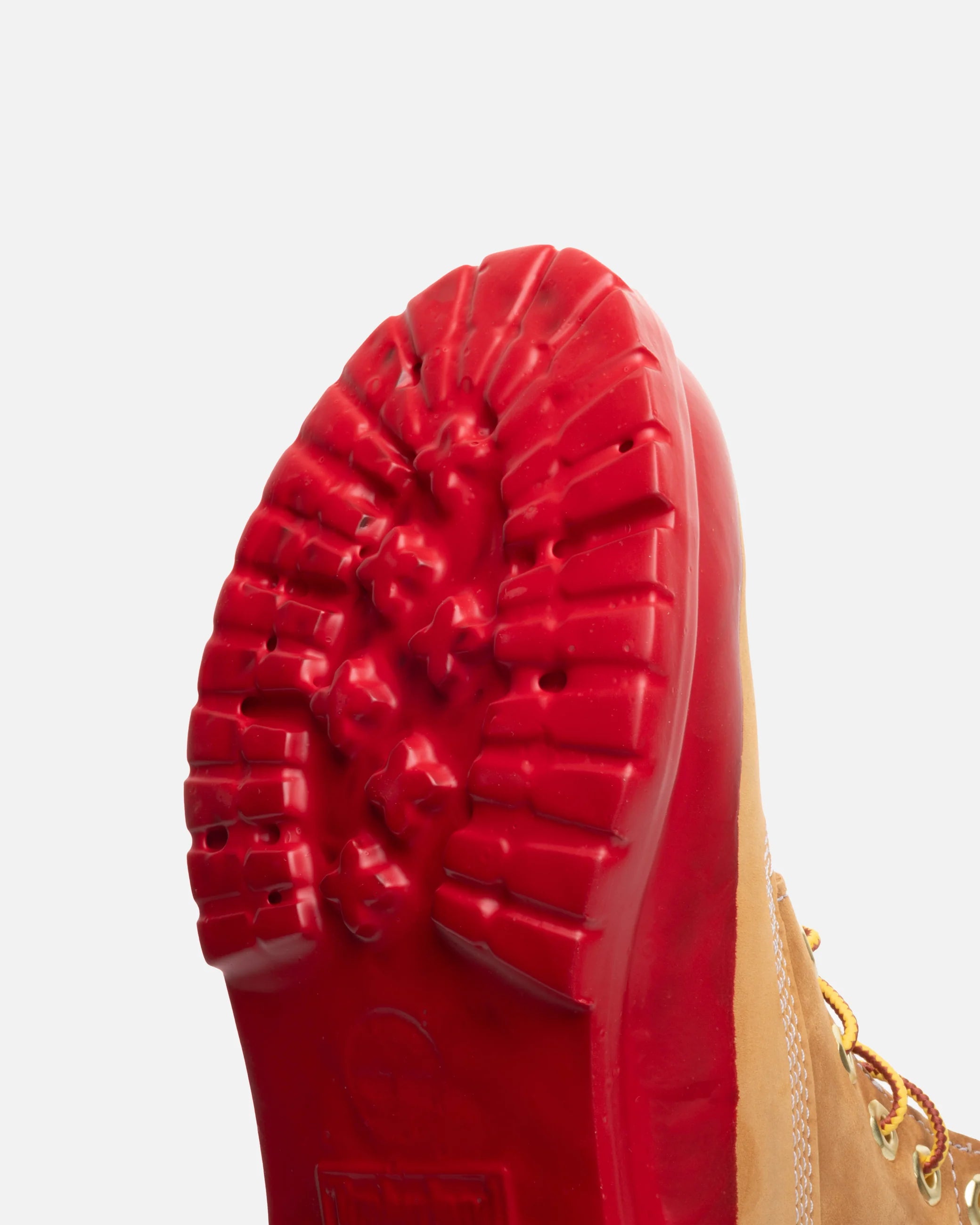 Timberland Premium Beige Red Dye Sole