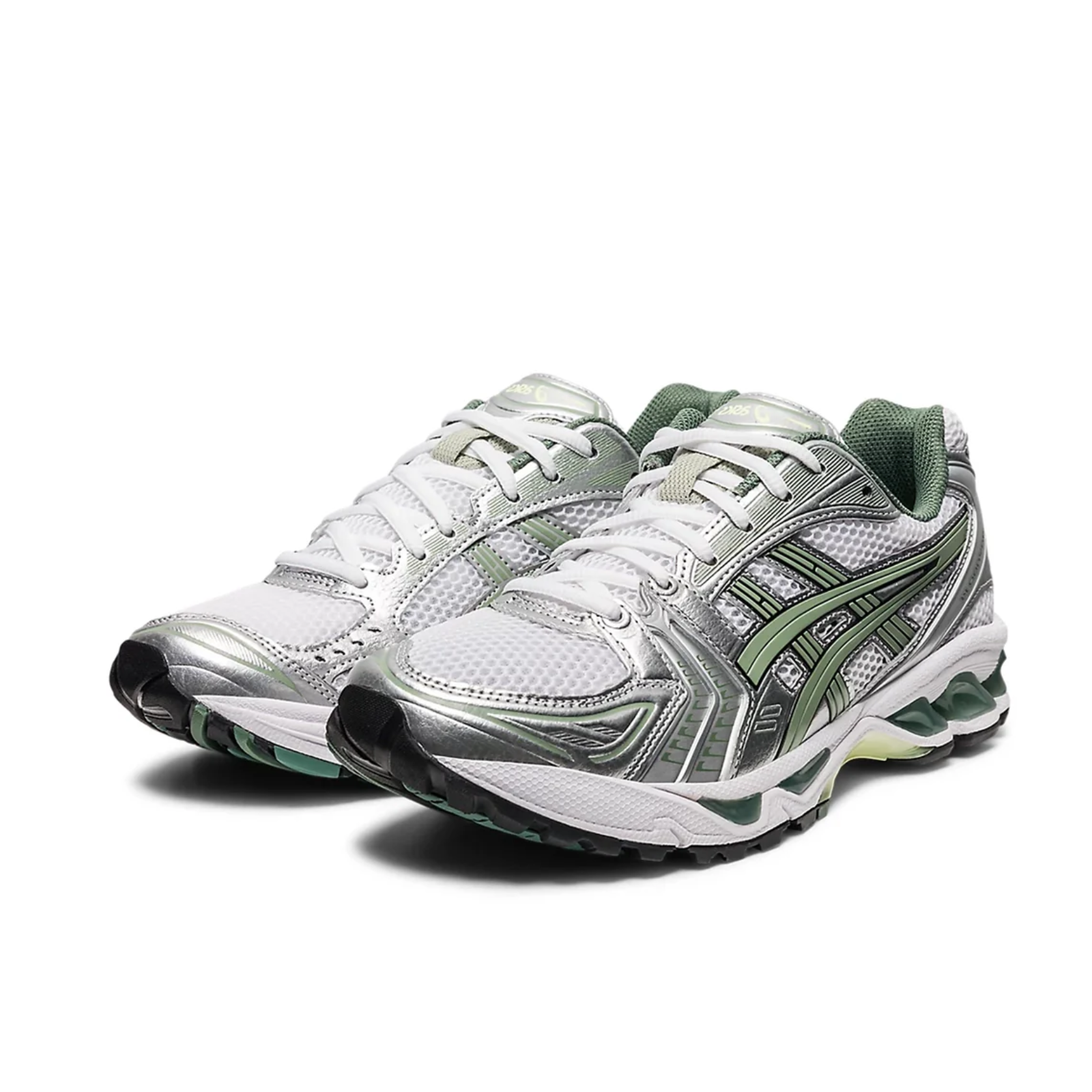 ASICS Gel-Kayano 14 White Pure Silver Slate Grey Sage