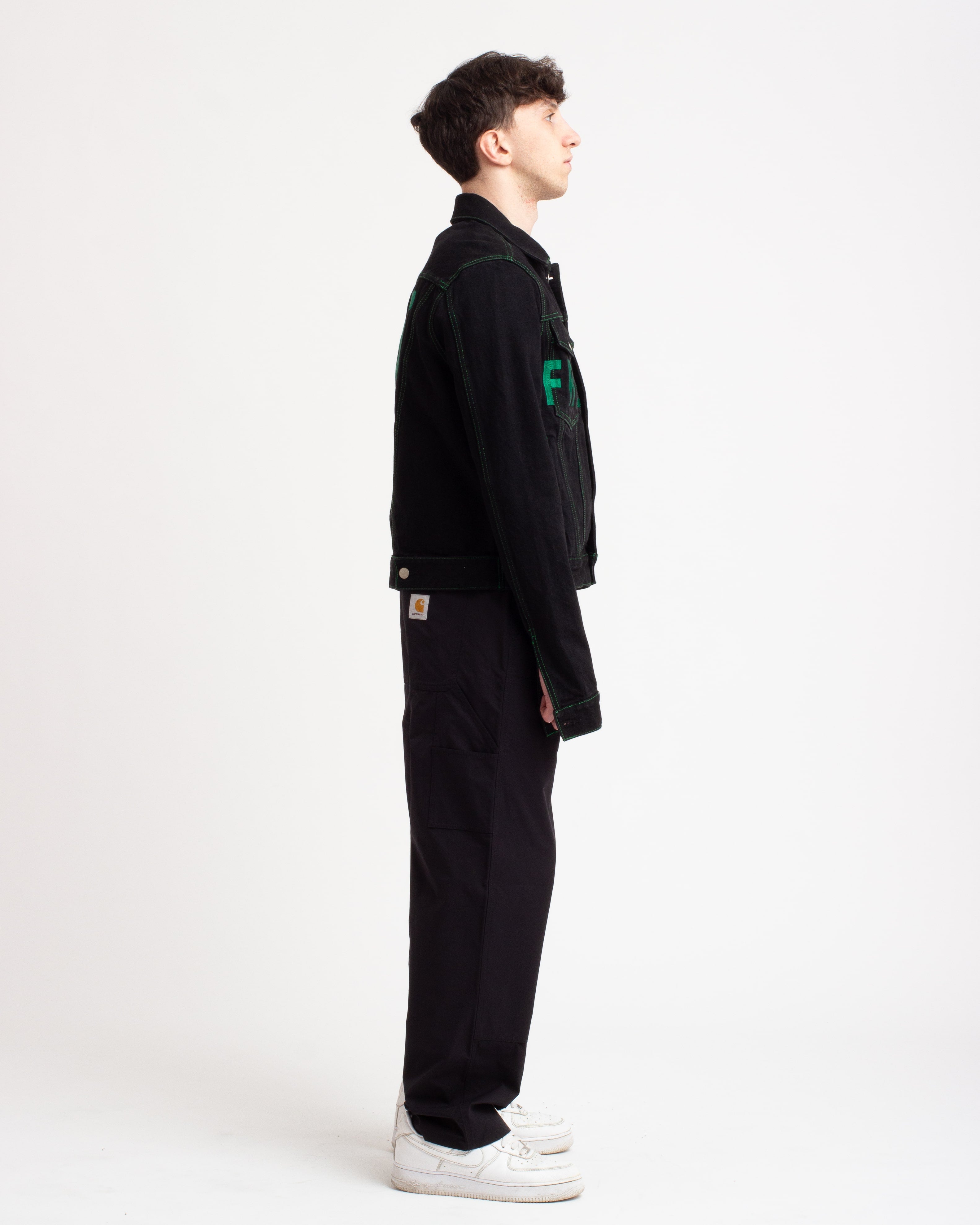 Vlone Denim Jacket Green