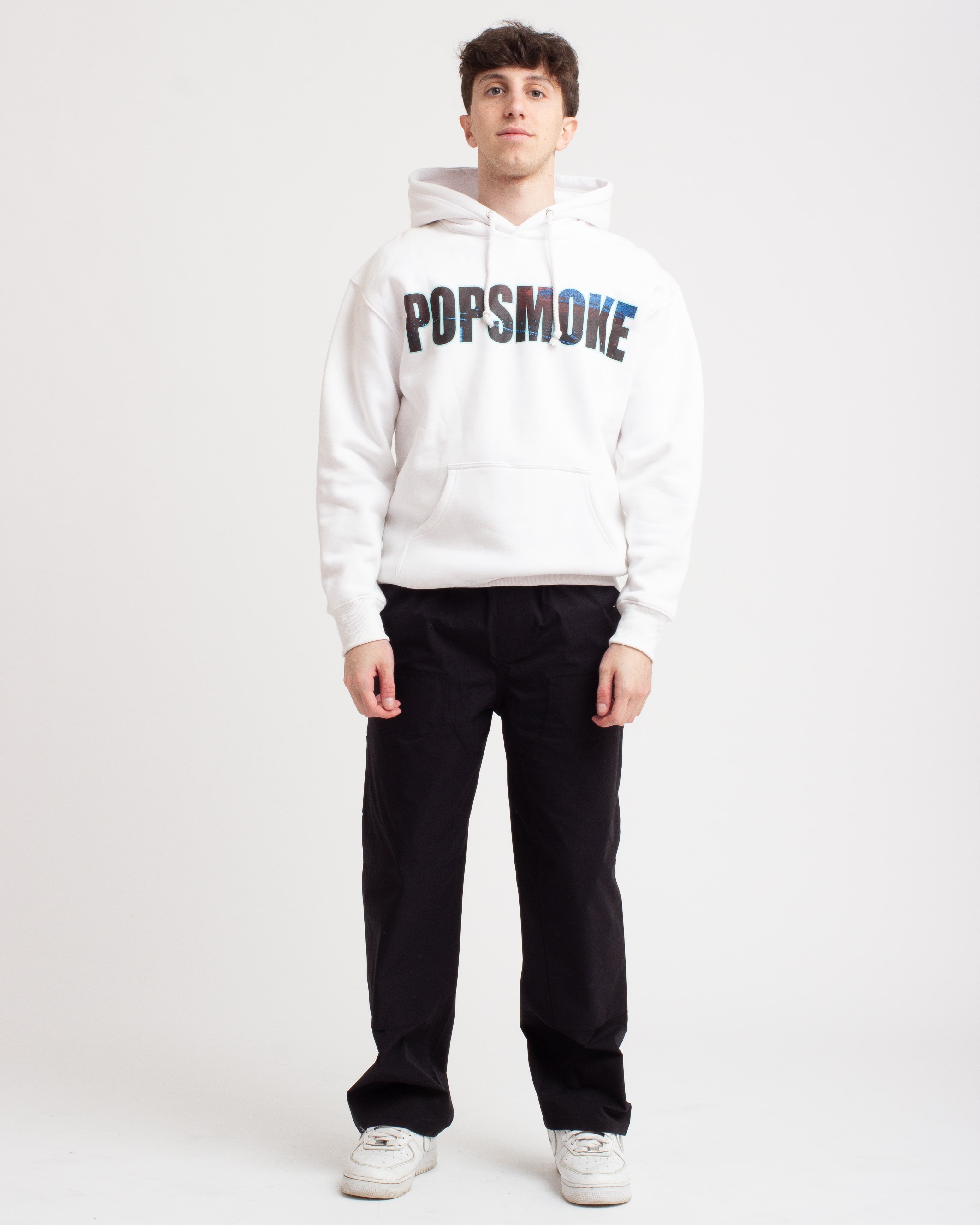 Vlone Pop Smoke "The Woo" Hoodie White