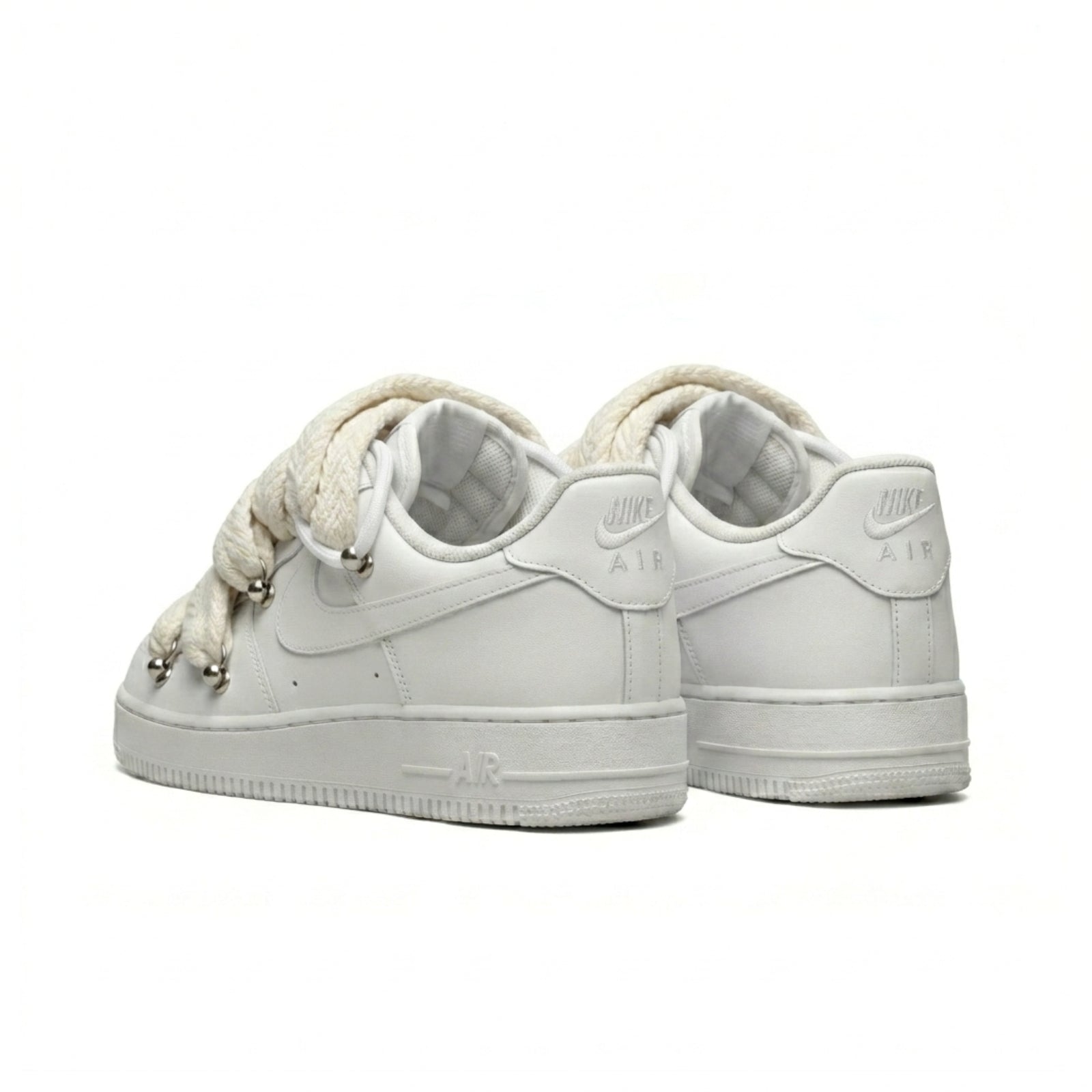 Air Force 1 Custom "Rope Laces Lanvin" White