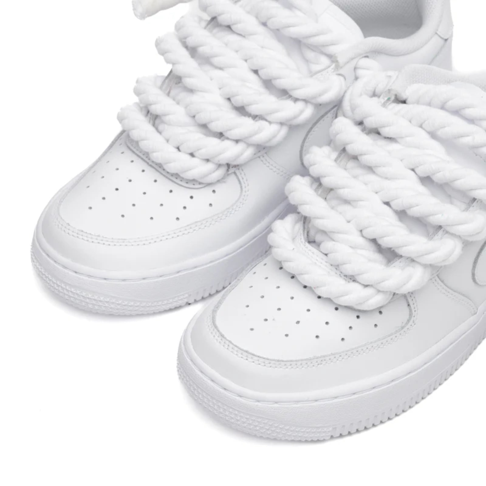 Nike Air Force Rope Laces White