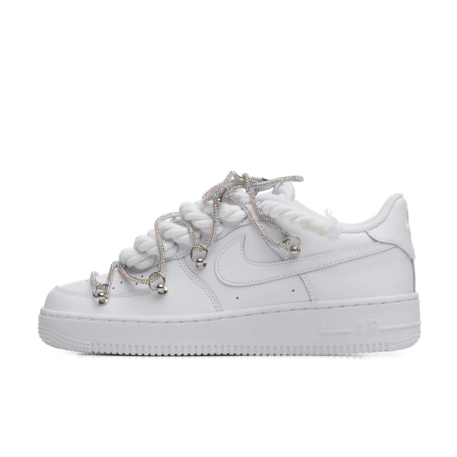 Nike Air Force Rope Laces Swarovski Cristal
