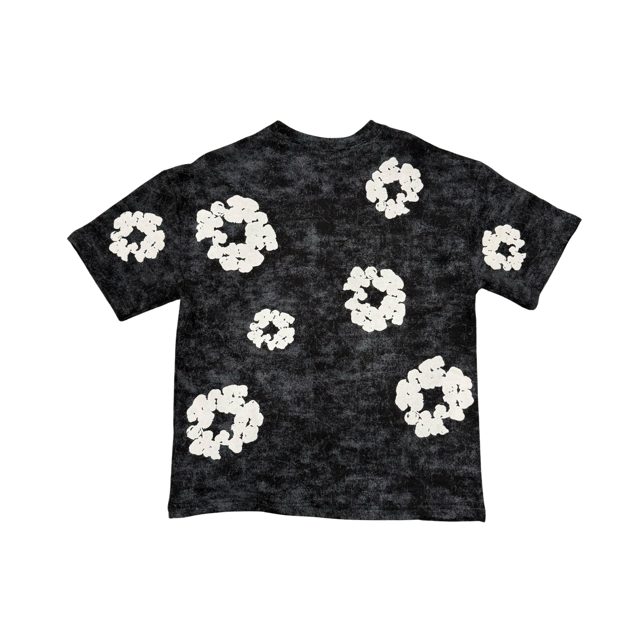 Deni* Tear* Black Grey Tee shirts