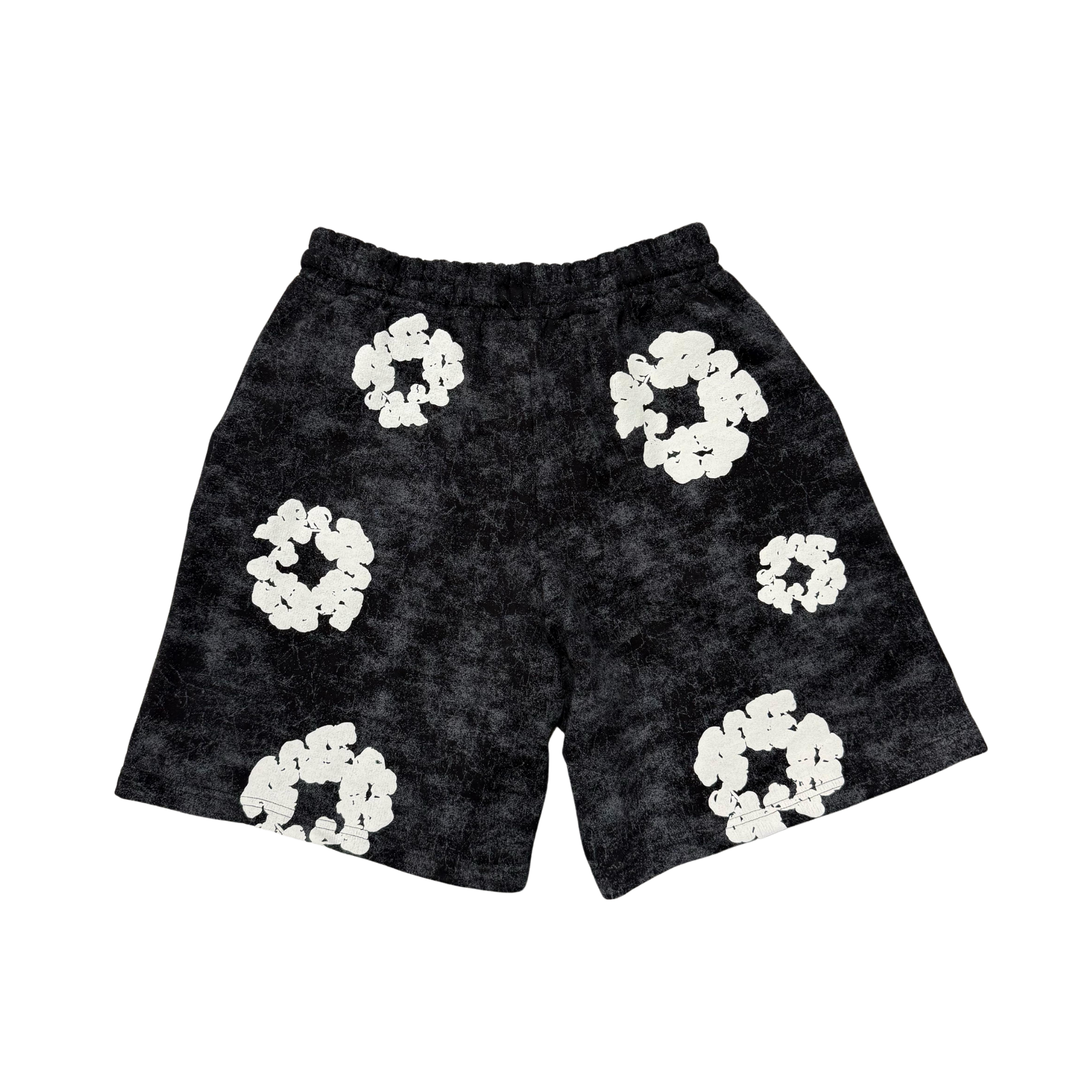 Deni* Tear* Dark Grey Shorts