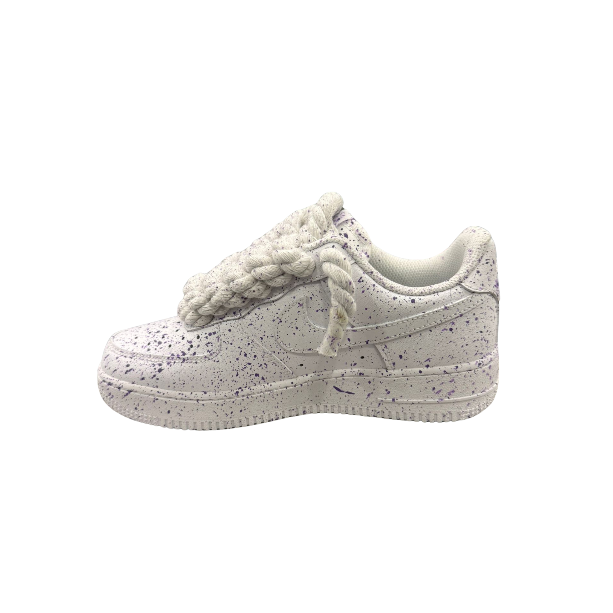 NIKE AIR FORCE 1 WHITE ROPE PURPLE