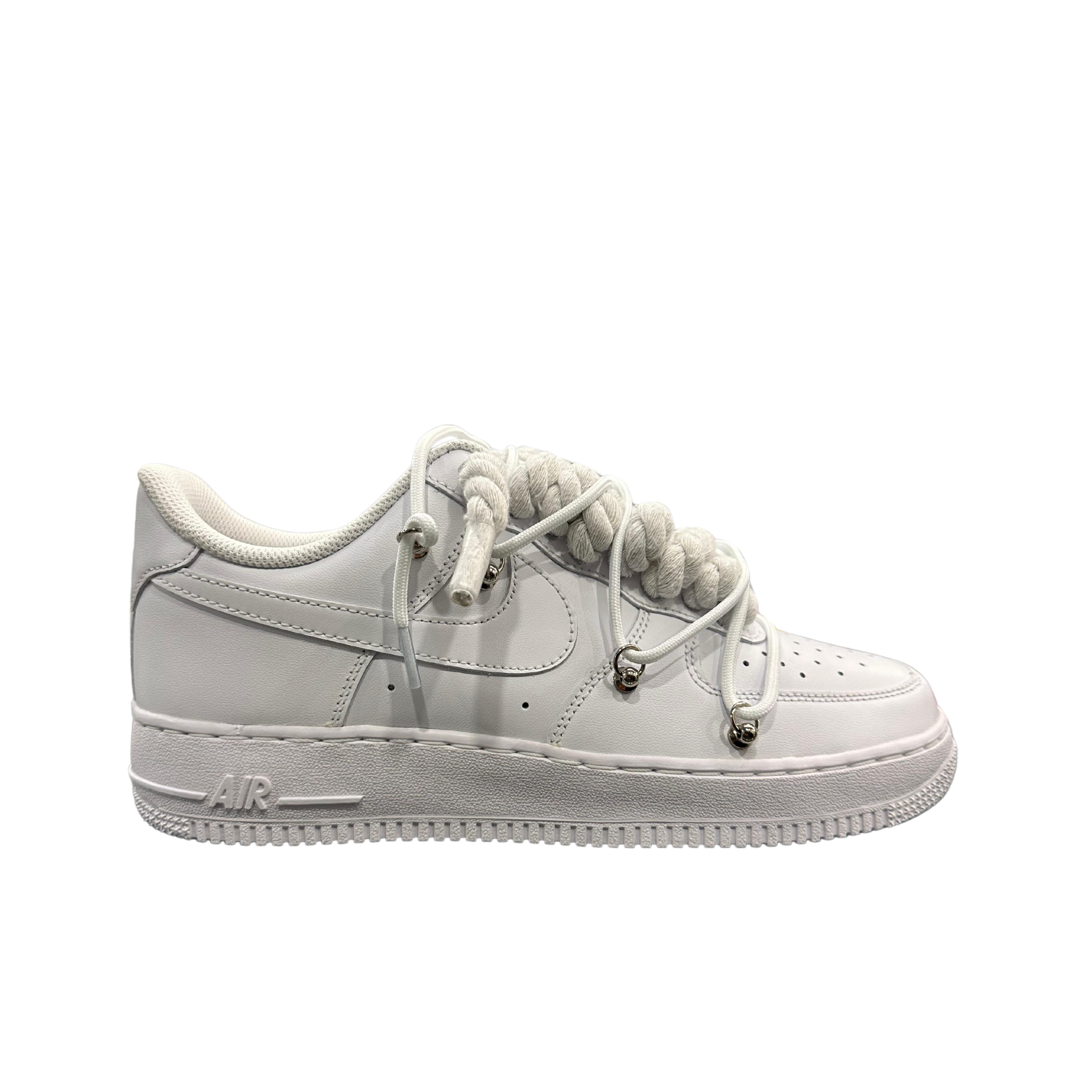 AIR FORCE 1 ROPE LACES WHITE MOD OF* BIANCO