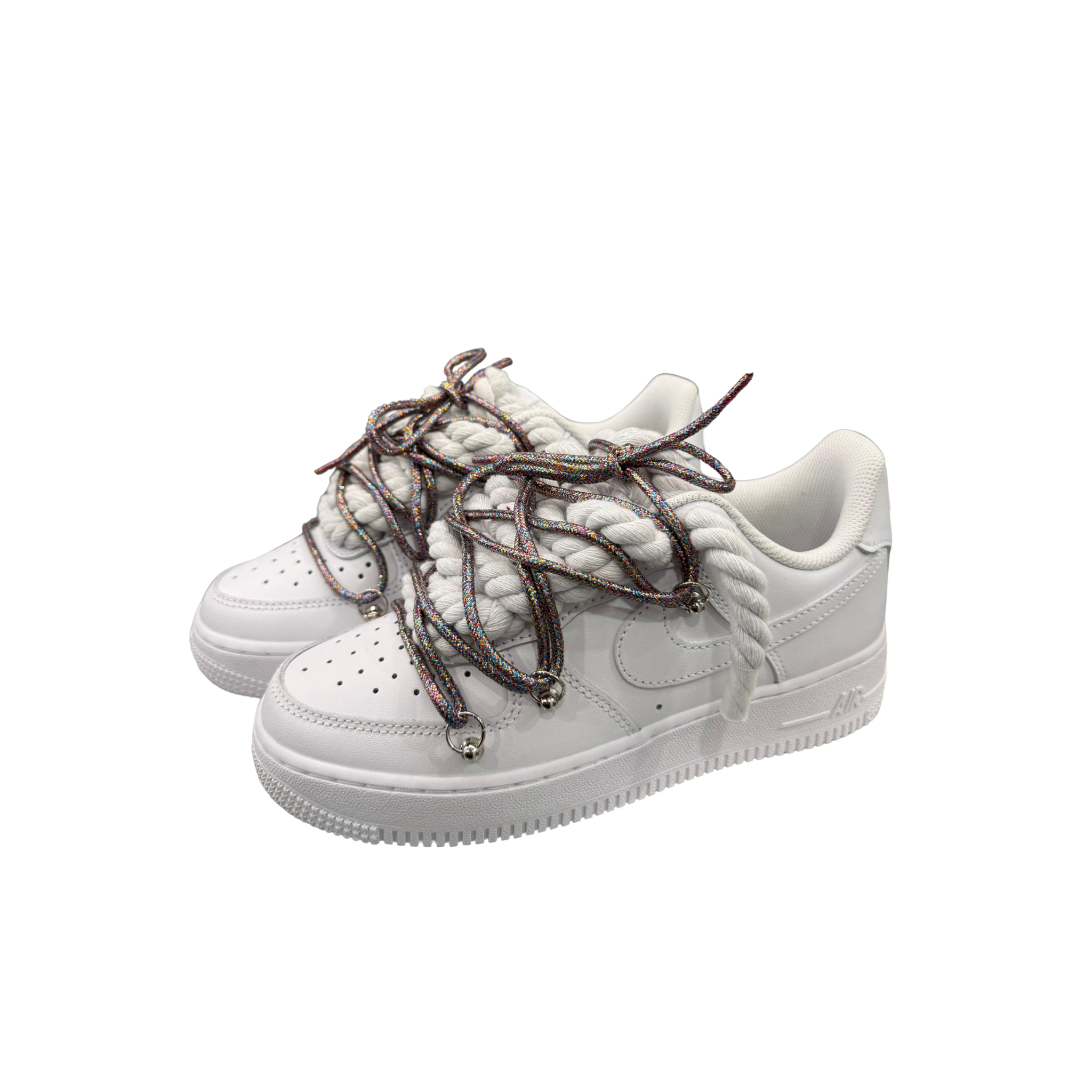 AIR FORCE 1 ROPE LACES WHITE MOD OF* Gold