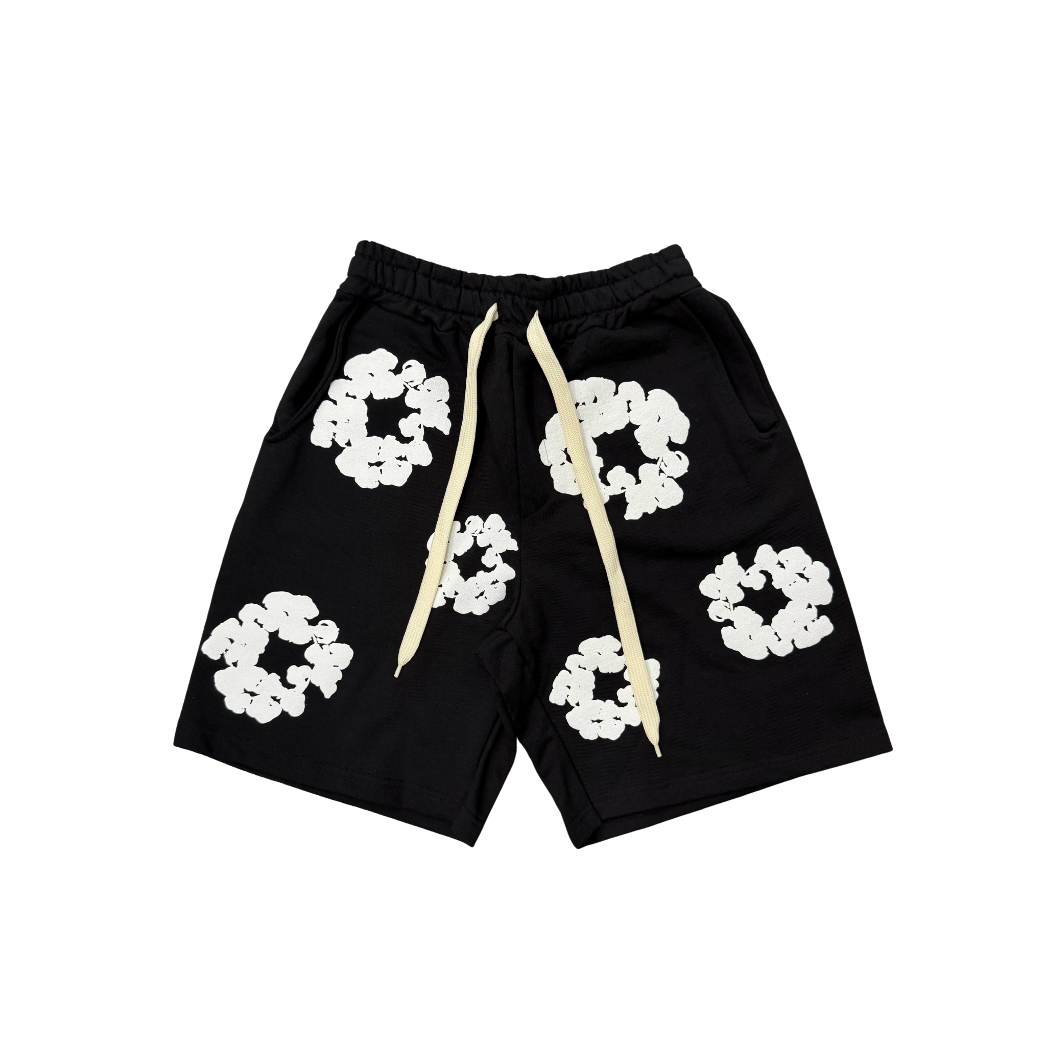 Deni* Tear* Black Shorts