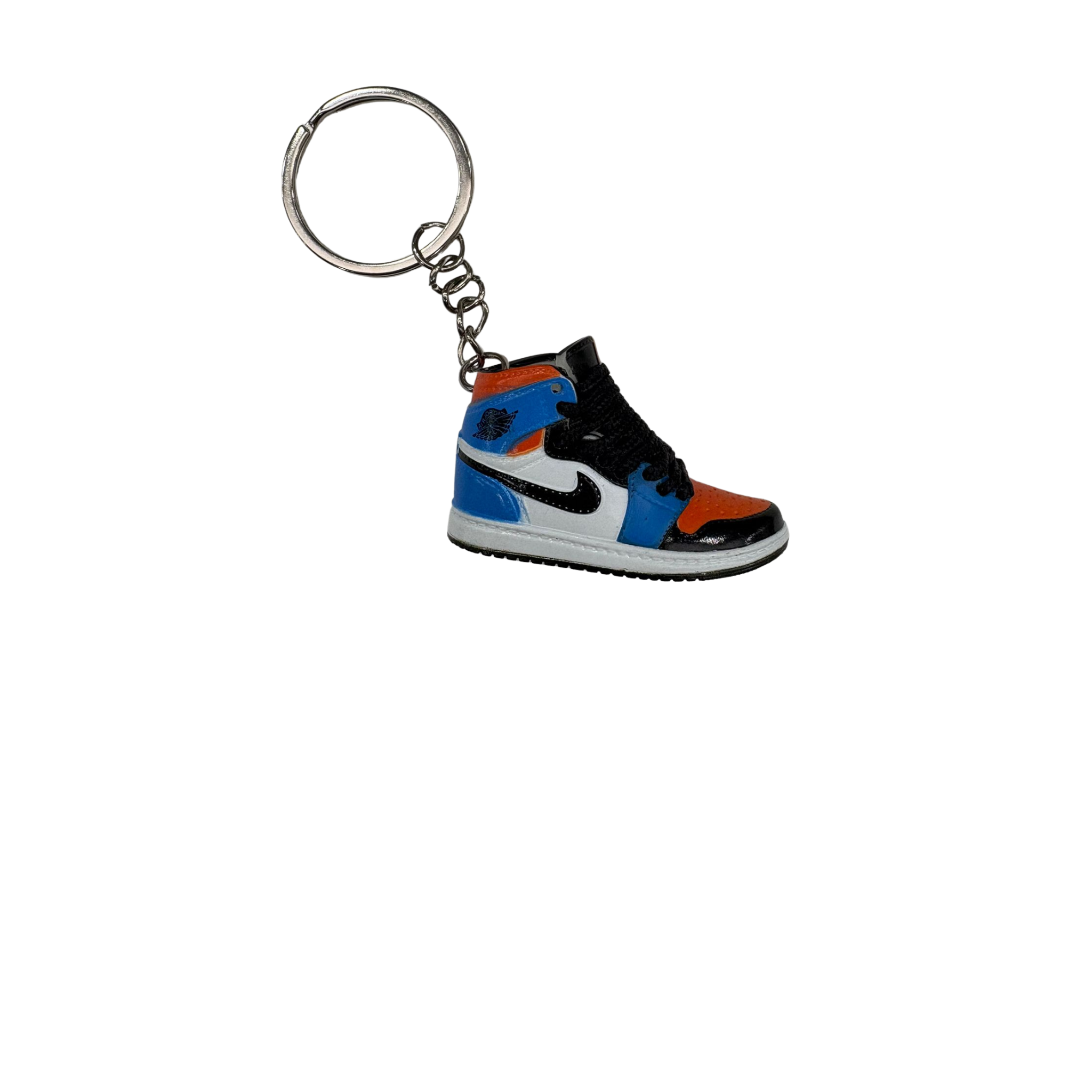 Portachiavi Jordan 1 High blu orange toe