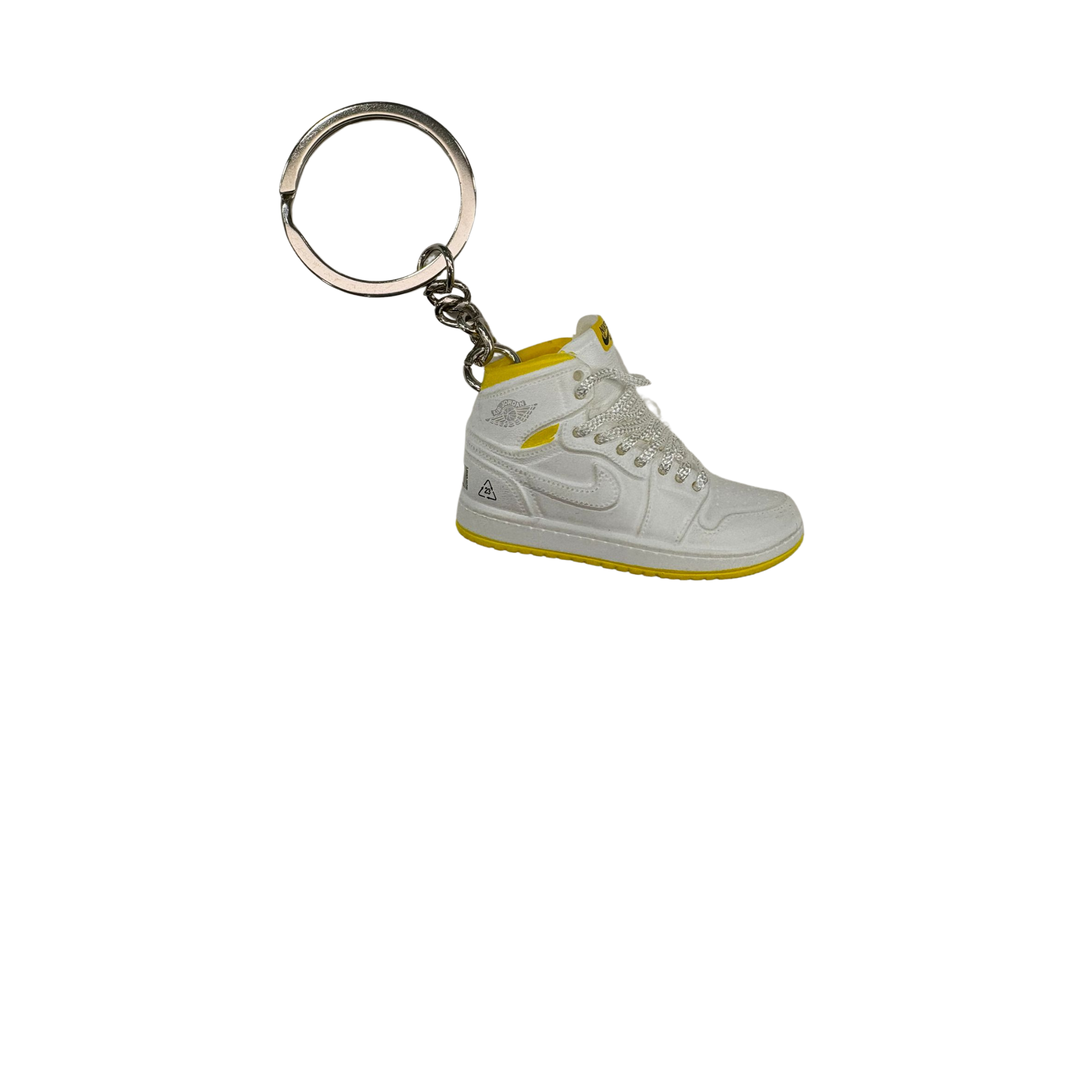 Portachiavi Jordan 1 High white yellow