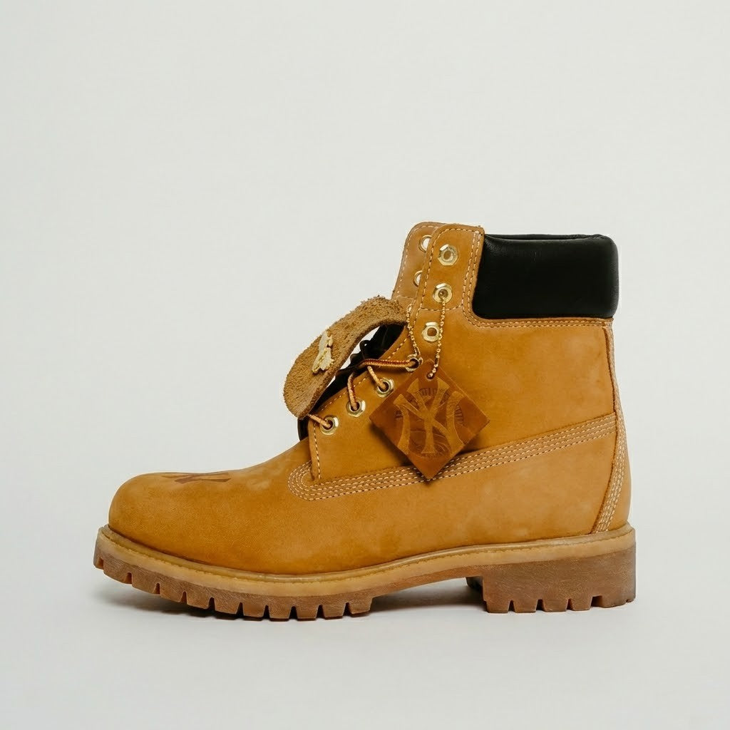 Timberland Premium Beige NY Yankees Custom