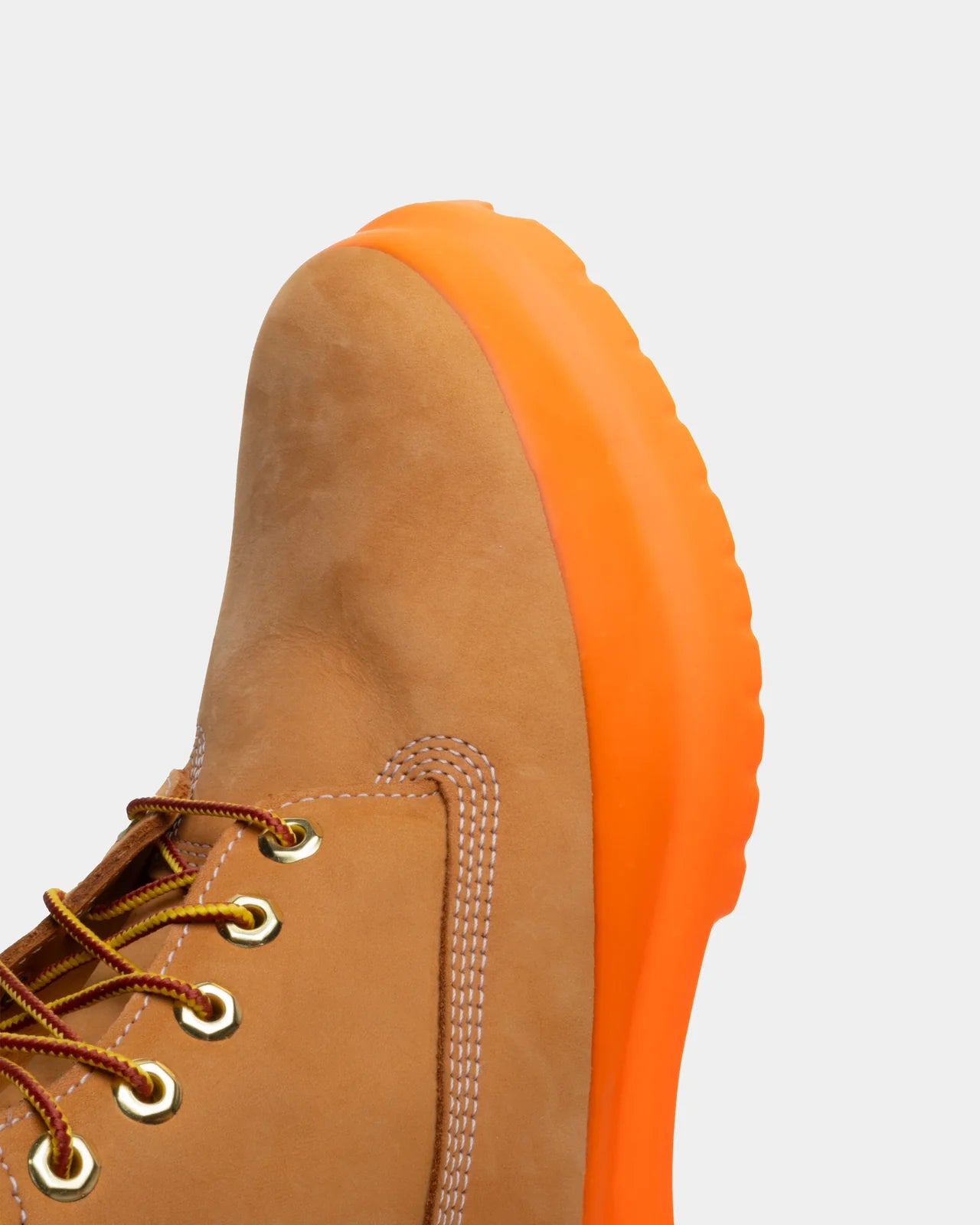 Timberland Premium Beige Orange Dye Sole