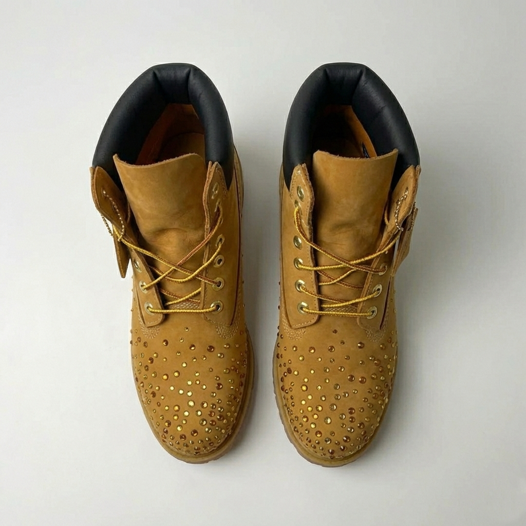 Timberland Premium Beige Pearls Custom