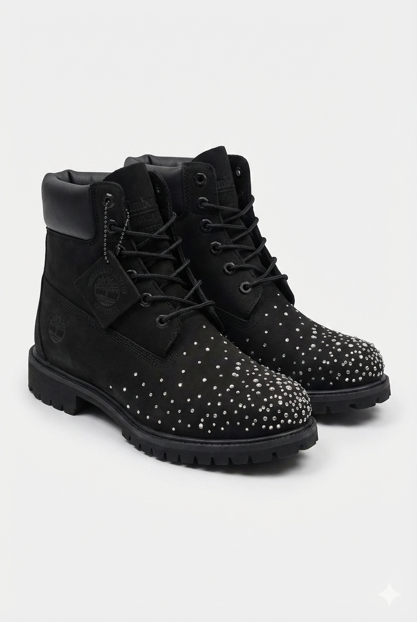 Timberland Premium Black Pearls Custom
