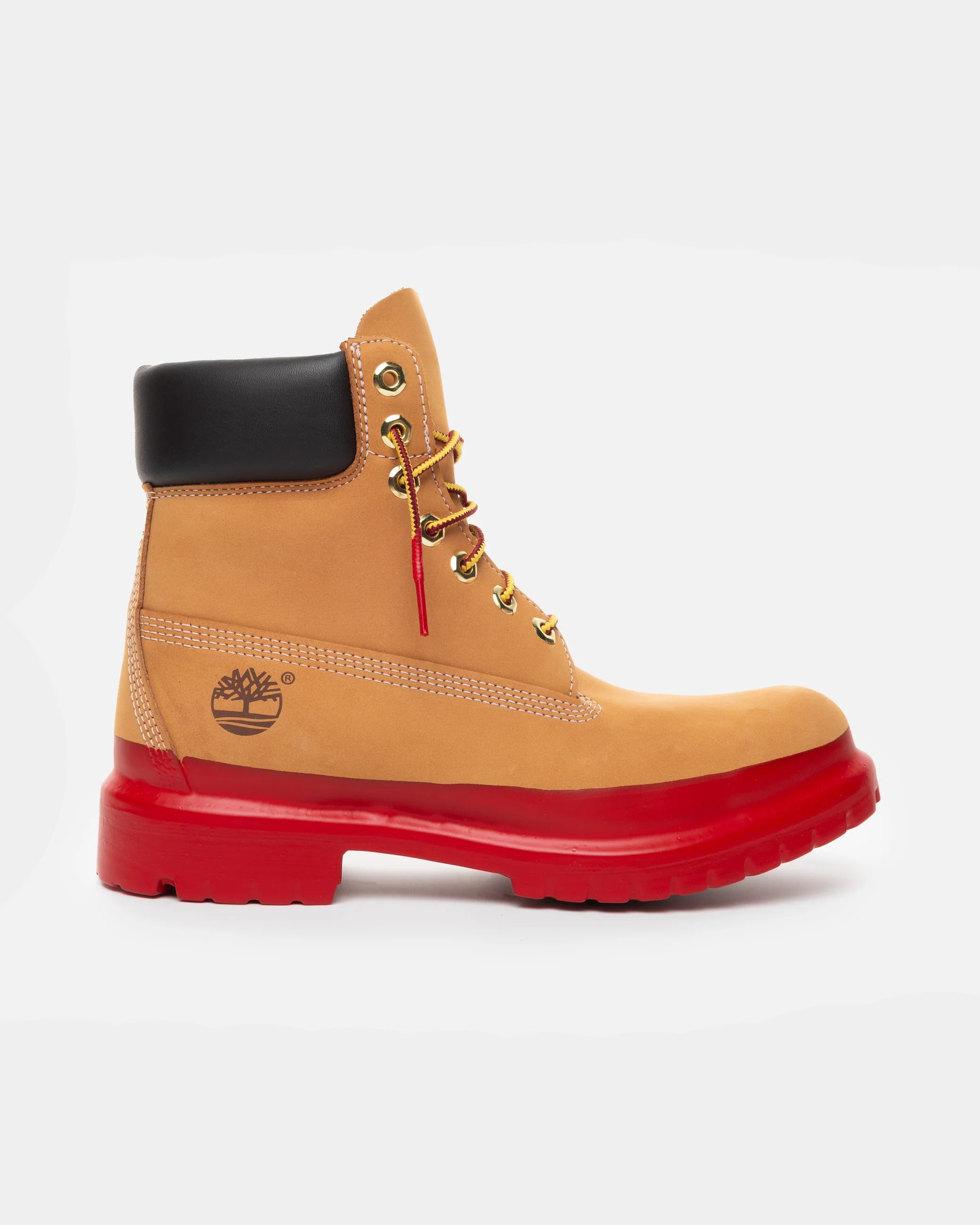 Timberland Premium Beige Red Dye Sole