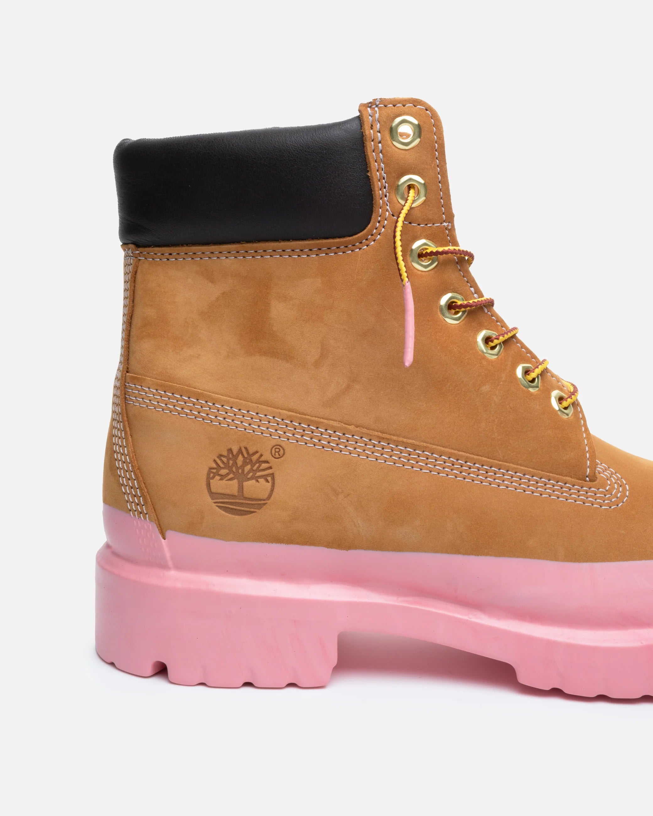 Timberland Premium Beige Pink Dye Sole